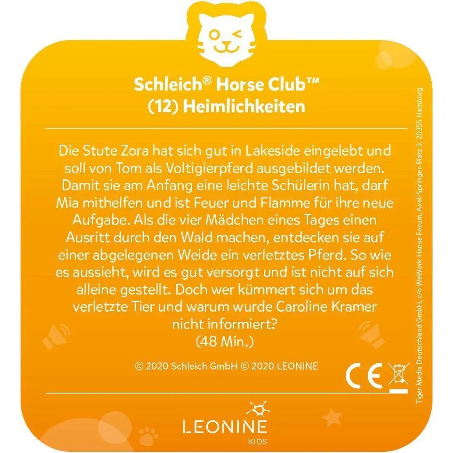 Tiger Media Deutschland GmbH Hörspiel tigercard - Schleich Horse Club - Heimlichkeiten