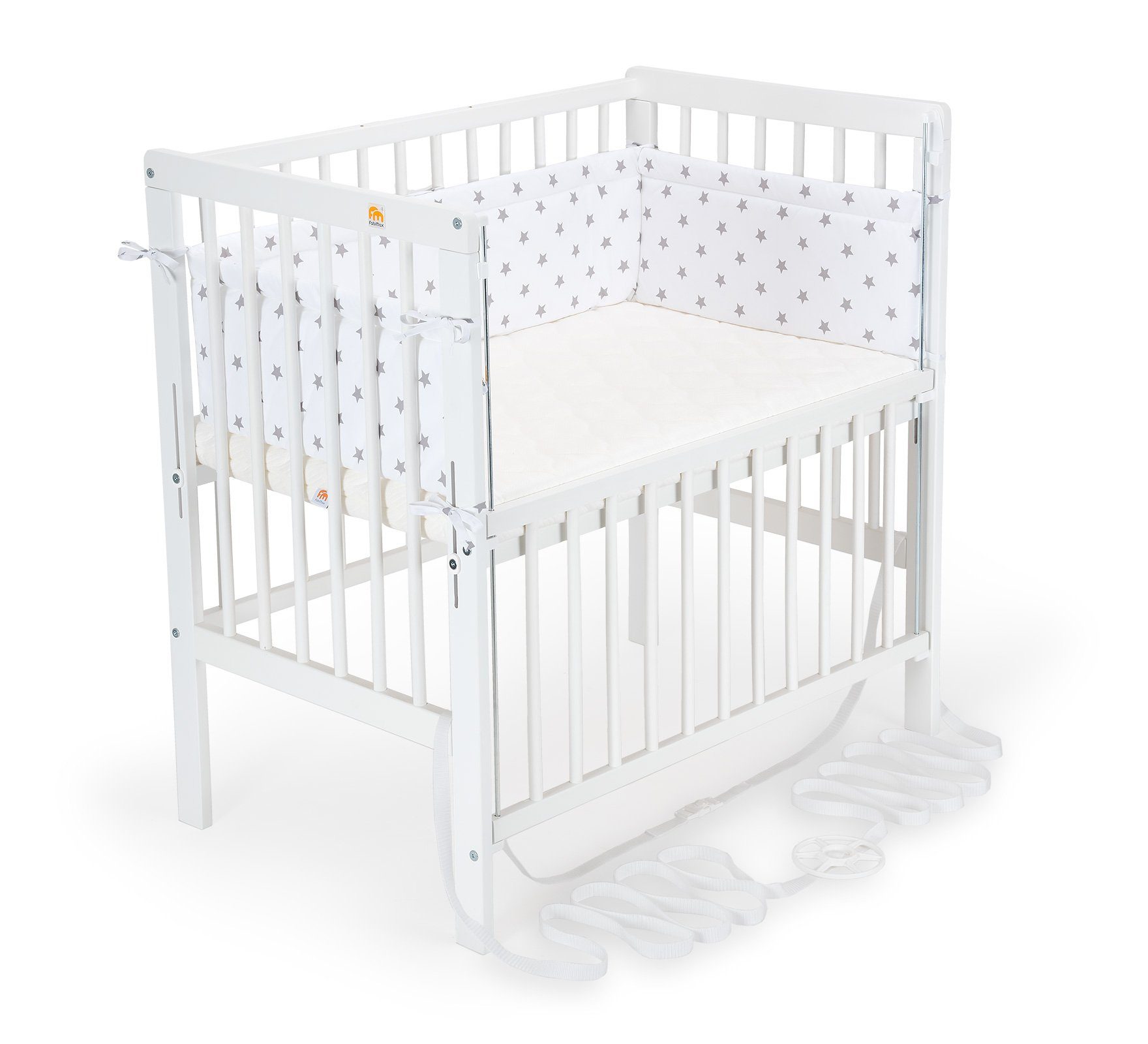 FabiMax Beistellbett Flex weiß, 2in1, Beistellbett günstig online kaufen