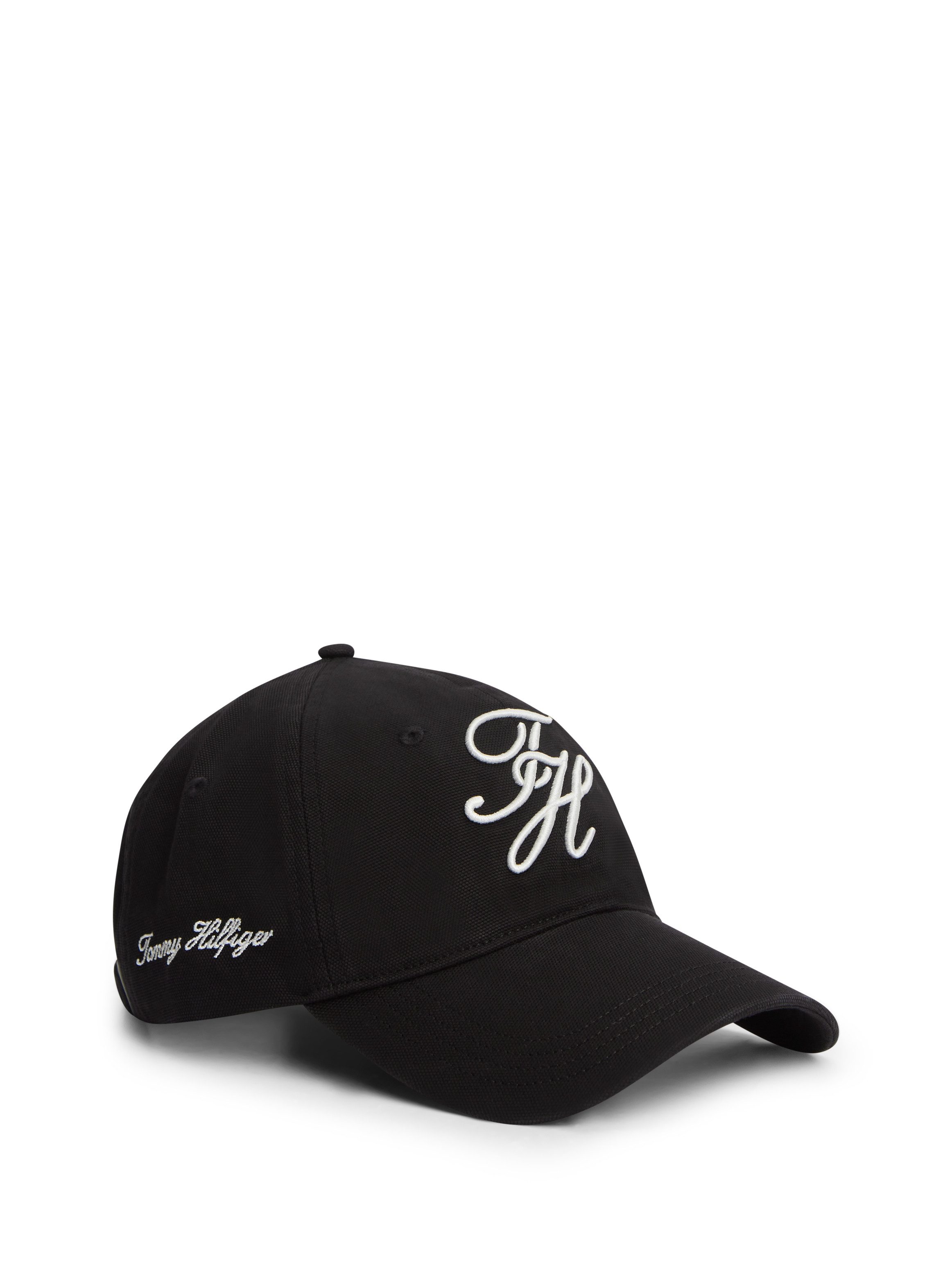 Tommy Hilfiger Baseball Cap TH SCRIPT SOFT 6 PANEL mit Logo-Stickerei, Umfang 58 cm
