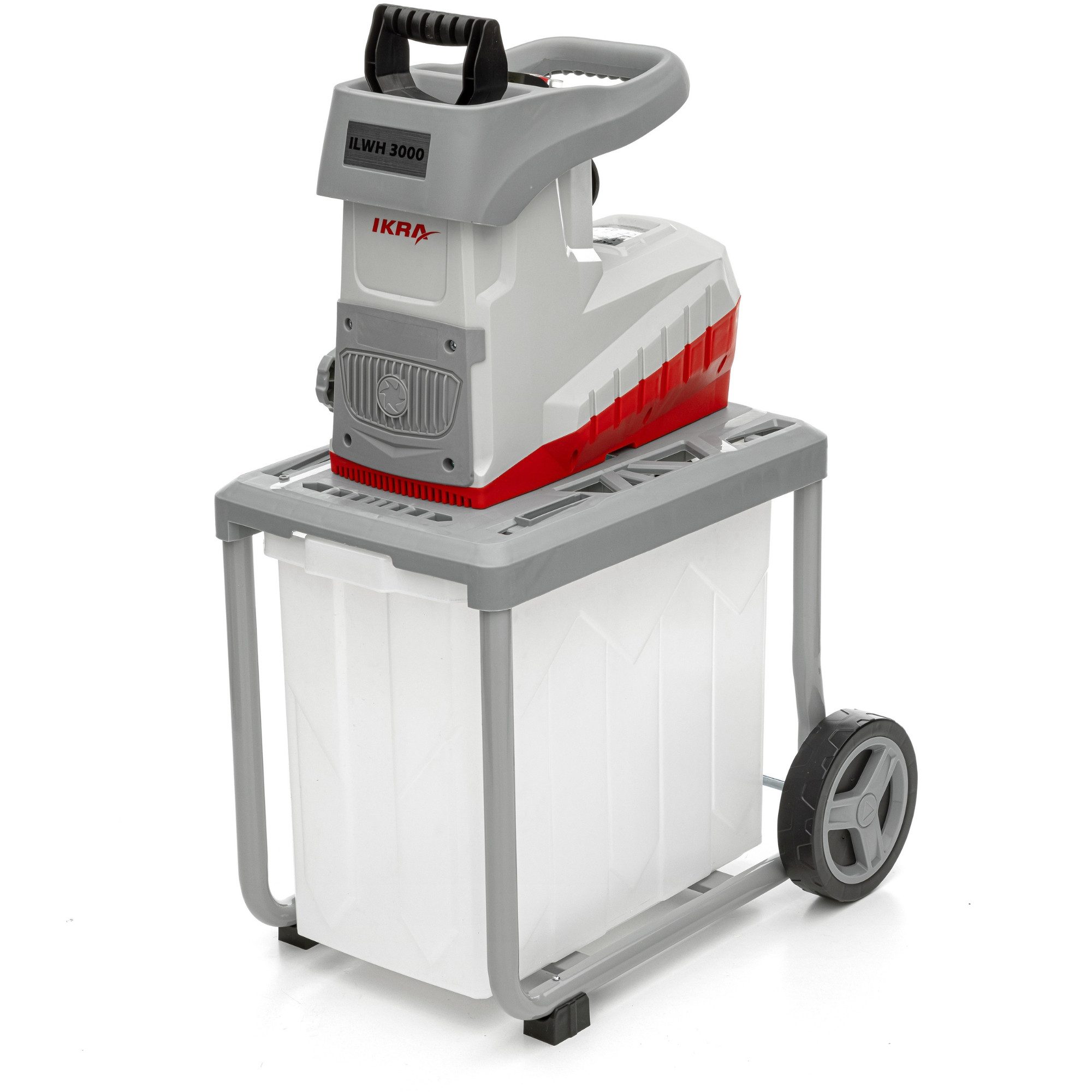 ikra GmbH Häcksler ILWH 3000, 4,5 cm max. Astdurchmesser, 3000 Watt, Walzentechnik, Siegel Blauer Engel