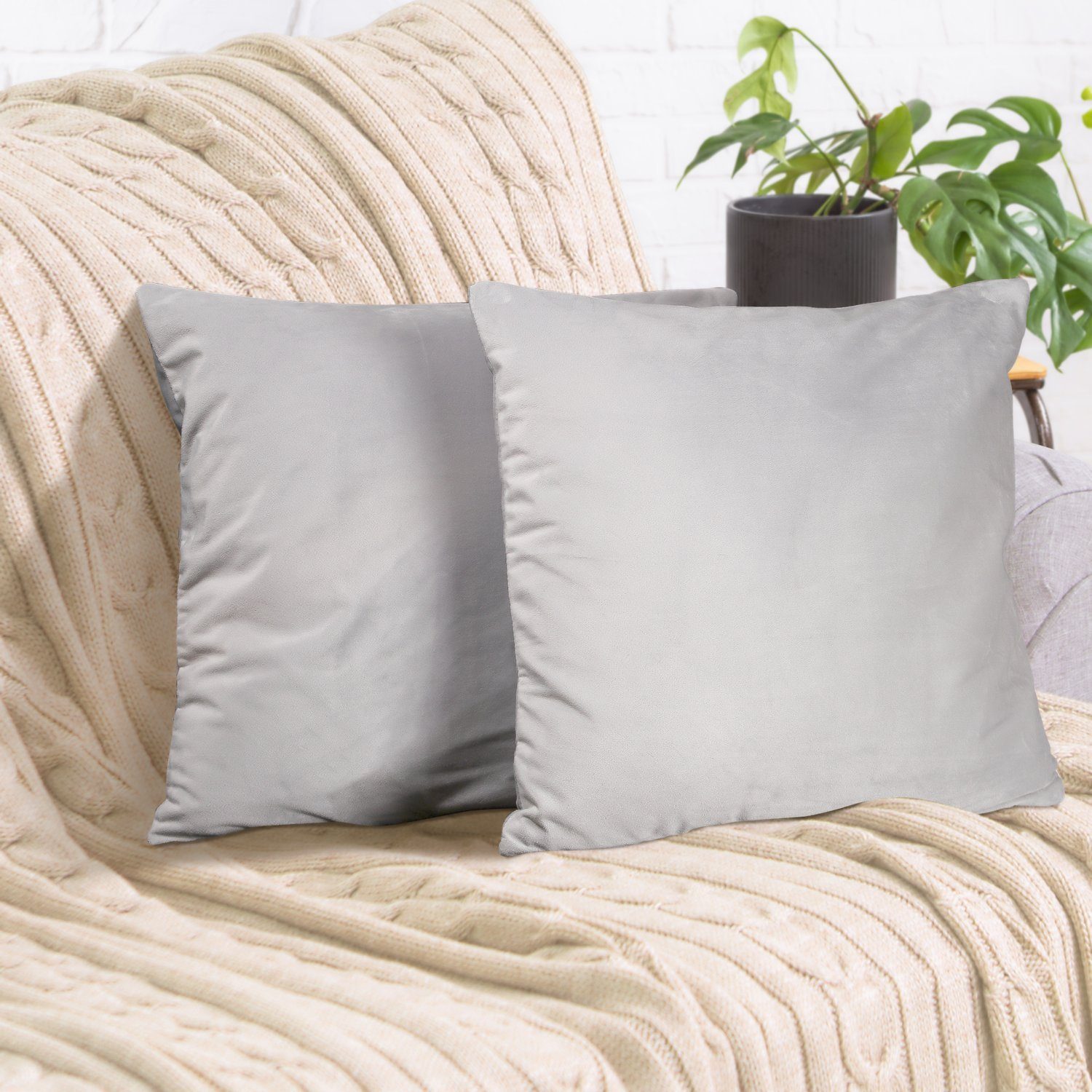 Cozyor Kissenbezug Samt Kissenhülle in diversen Größen & Farben, Sofakissen günstig online kaufen