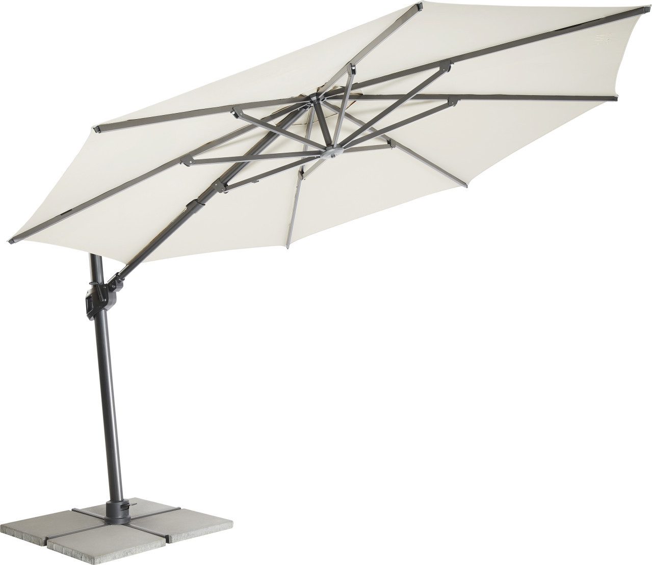 MWH Ampelschirm MWH Ampelschirm Monte Carlo rund beige