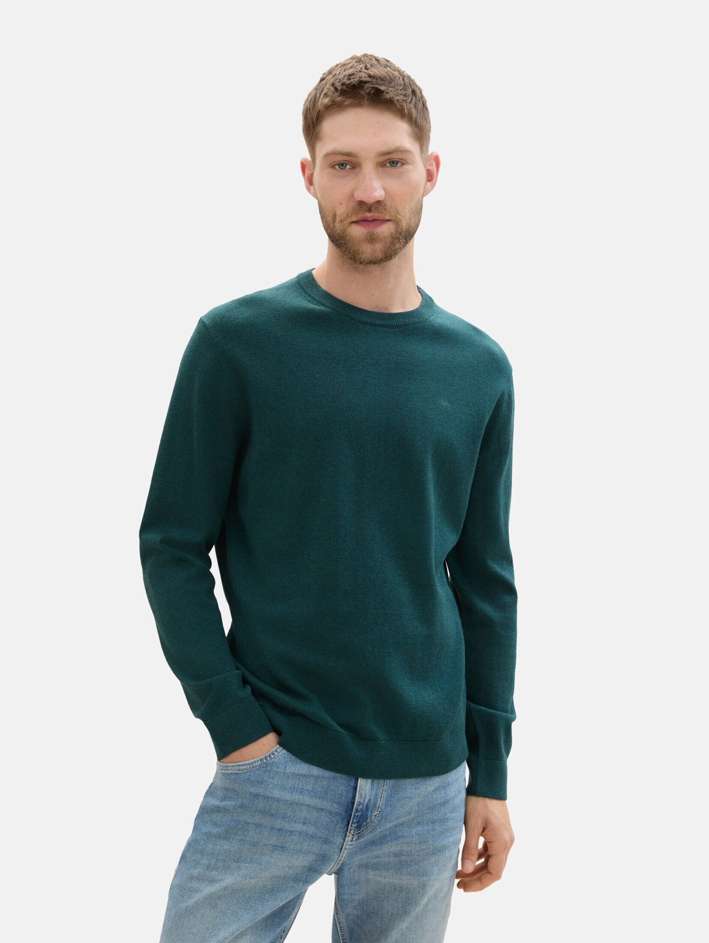 TOM TAILOR Rundhalspullover (1-tlg)
