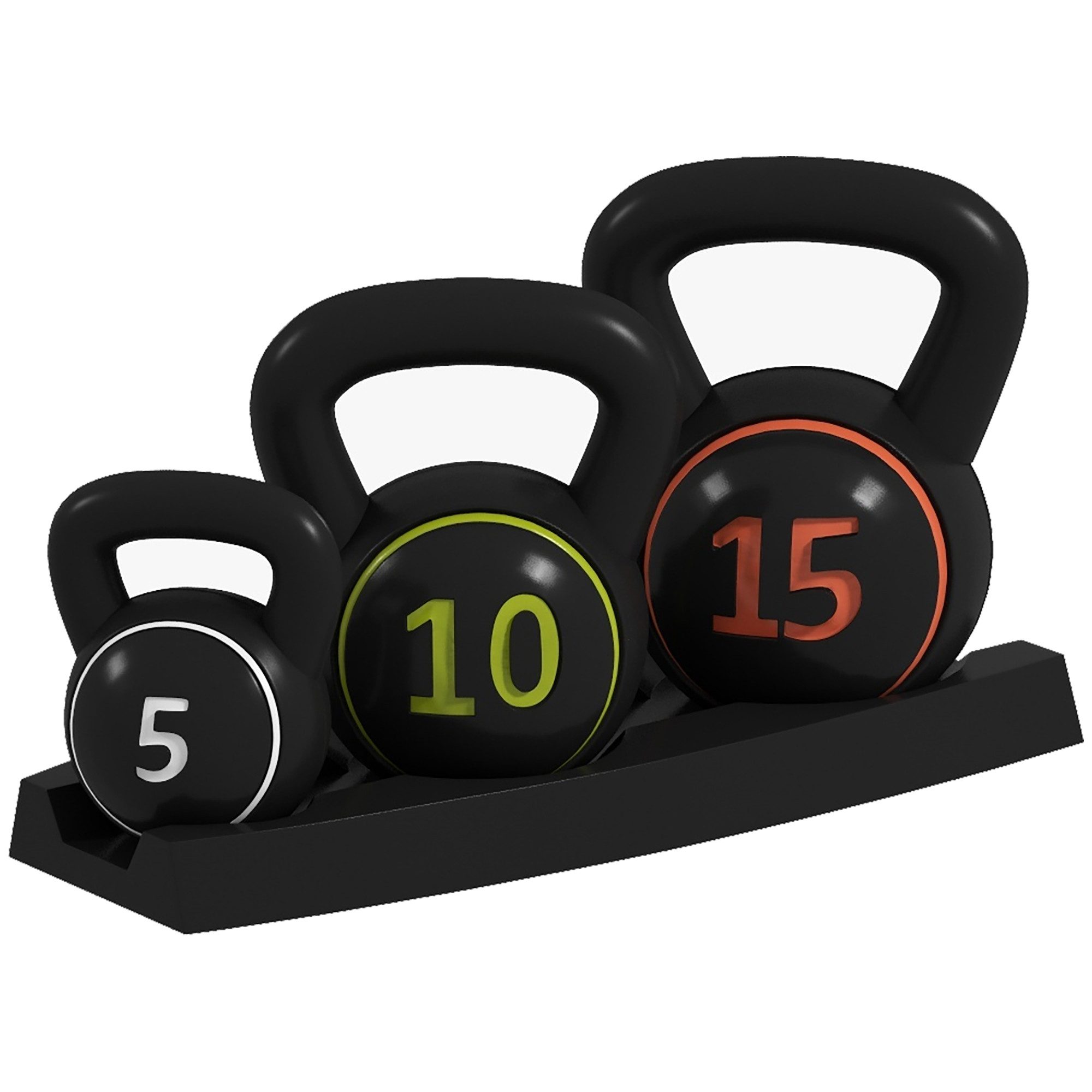 Kettlebell 2,2kg, 4,5kg, 6,8kg