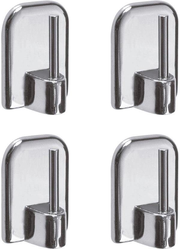 Good Life Gardinenstangenhalter Emi, Vitragenstangen, (Set, 4-St), Klebehalter, für Vitragen-Stangen