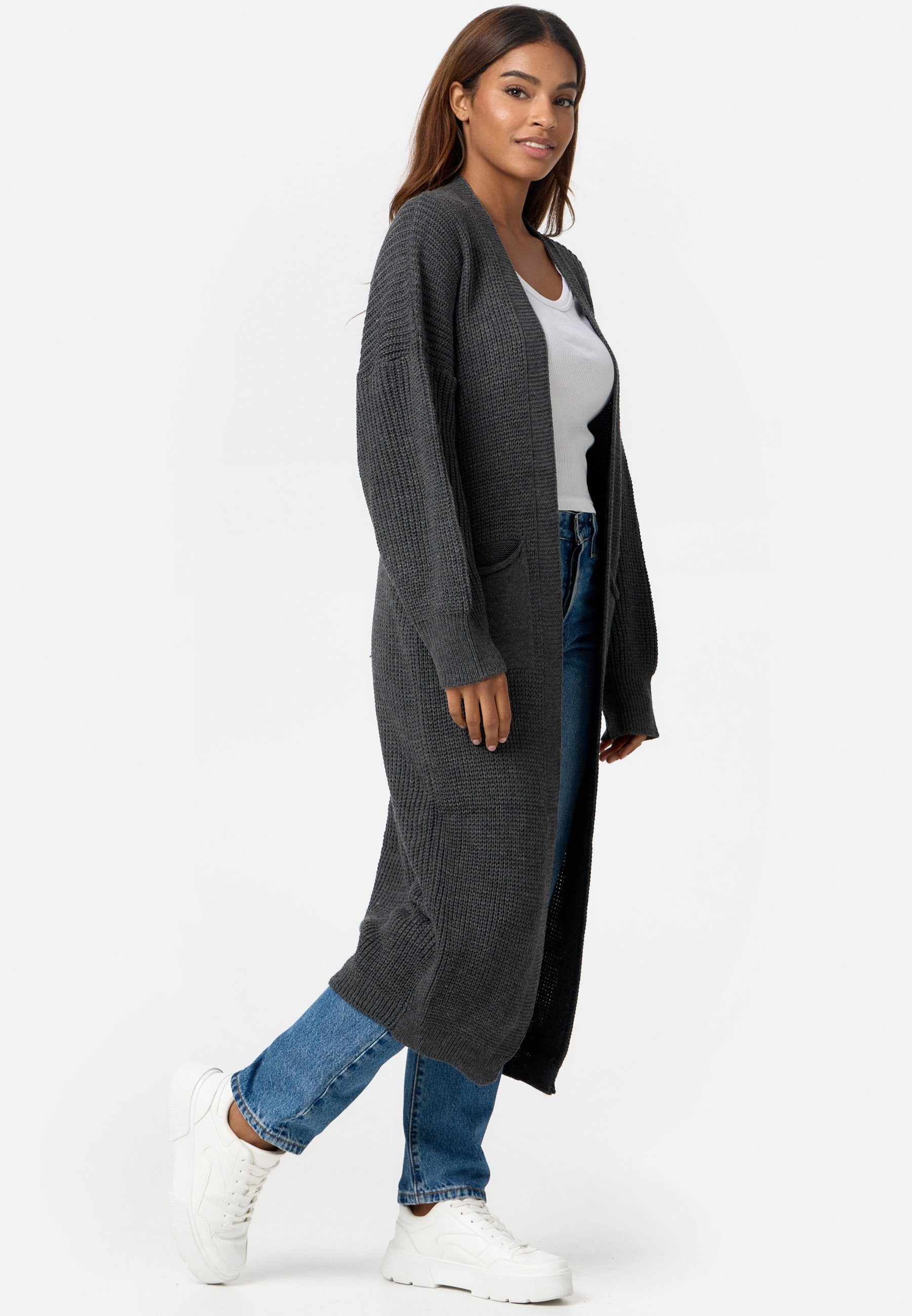 Worldclassca Longstrickjacke Worldclassca Strickjacke Cardigan Strickmantel günstig online kaufen