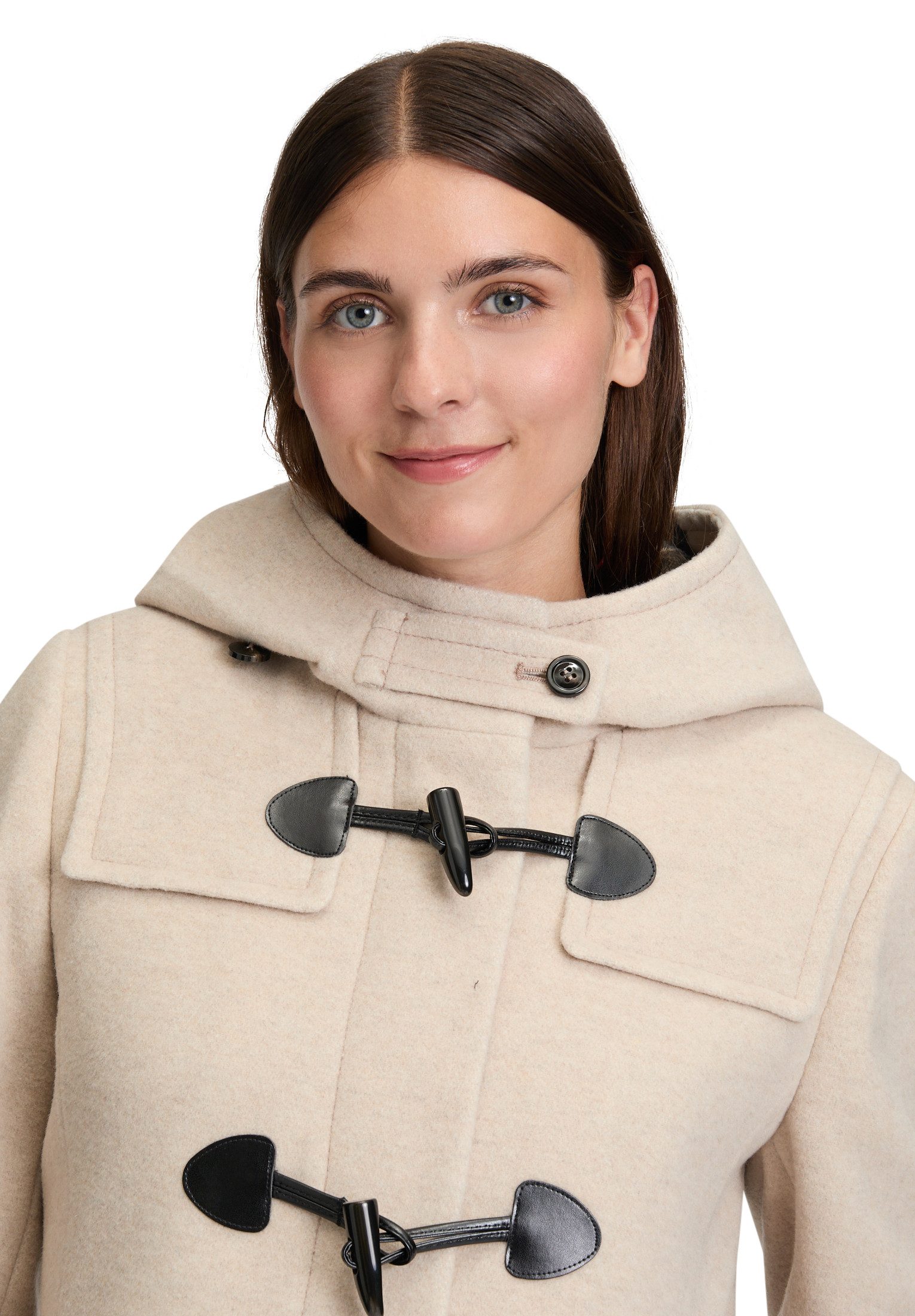 Gil Bret Dufflecoat mit Wolle und verdecktem Reißverschluss