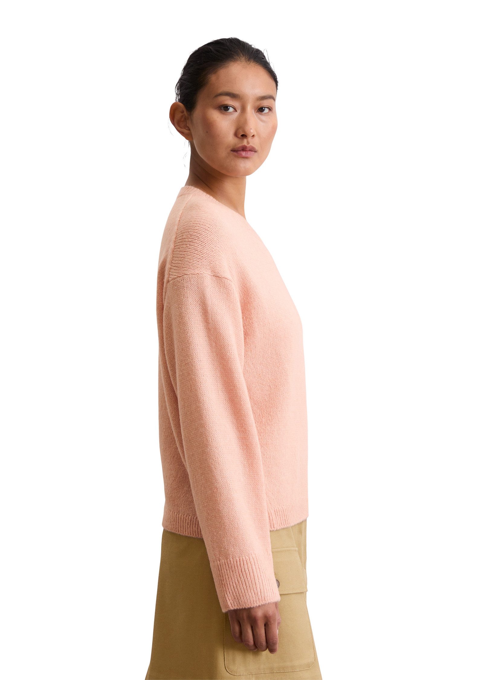 Marc O'Polo Strickpullover aus softem Schurwolle-Mix