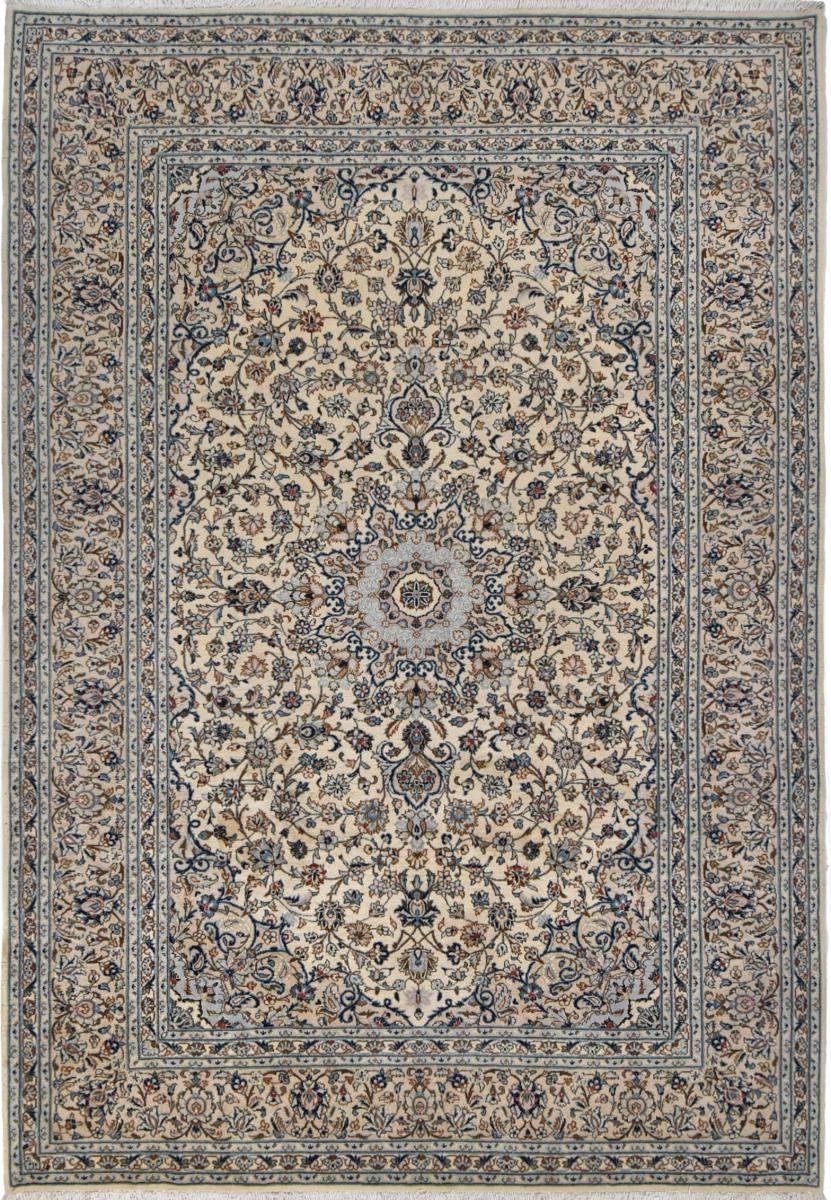 Orientteppich Keshan 249x359 Handgeknüpfter Orientteppich / Perserteppich, Nain Trading, rechteckig, Höhe: 12 mm