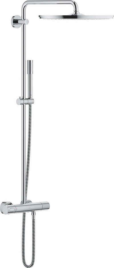 Grohe Duschsystem Rainshower, Höhe 112,9 cm, 3 Strahlart(en), Packung, mit Wassersparfunktion