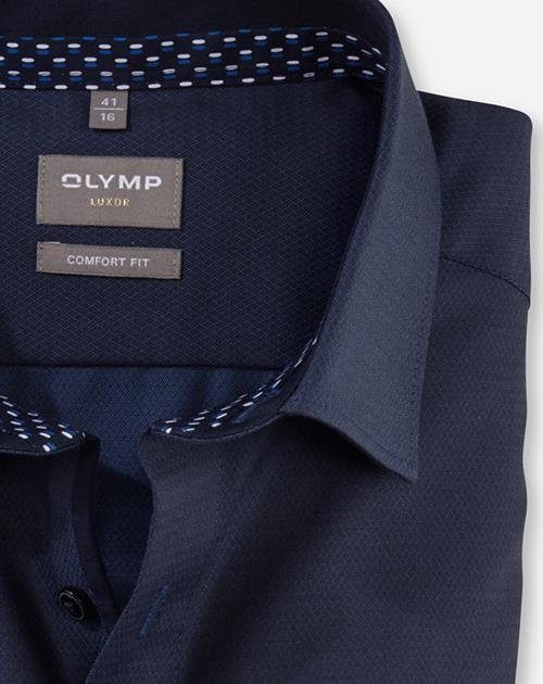 comfort Luxor OLYMP fit nachtblau Businesshemd
