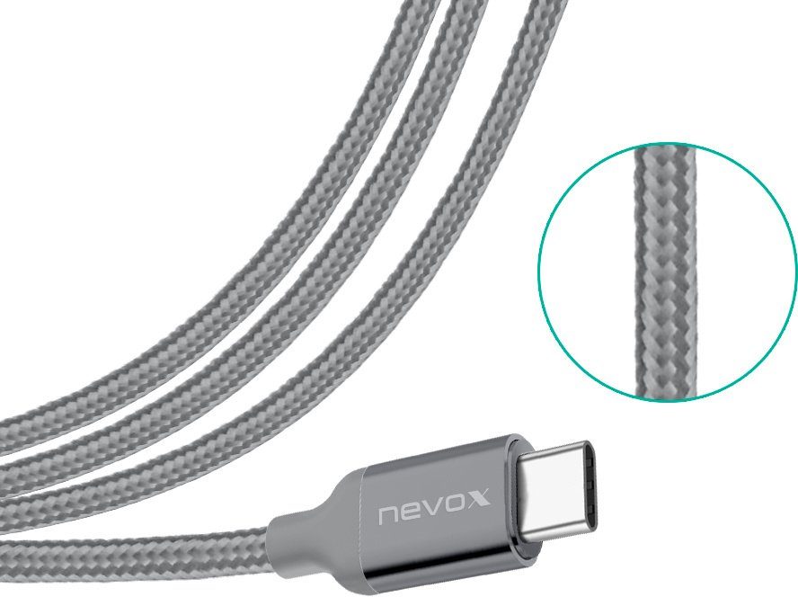 nevox 1480 Smartphone-Kabel, USB Typ A, USB Typ B, (200 cm)