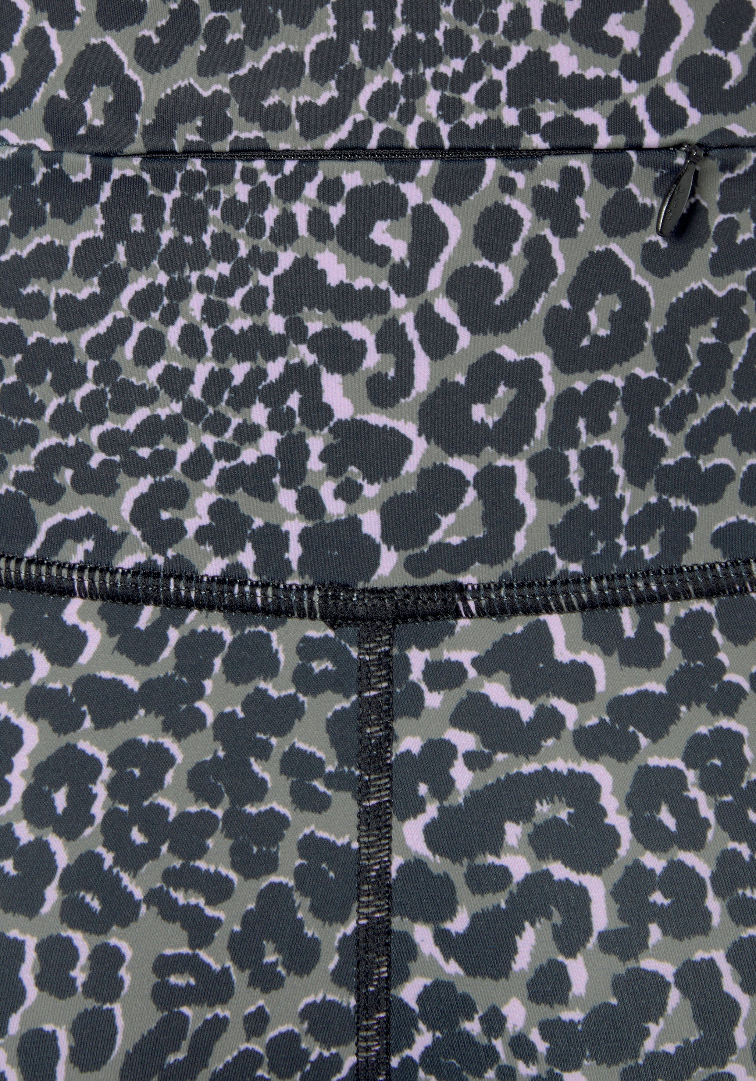 LASCANA ACTIVE Funktionsleggings Sportleggings in Leo-Optik