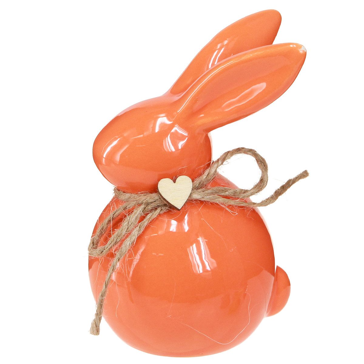 Florists Products Osterhase Keramik Osterhasen Set - Bunte Deko Hasen Frühling 9,5cm, 4 Stk, 4 St