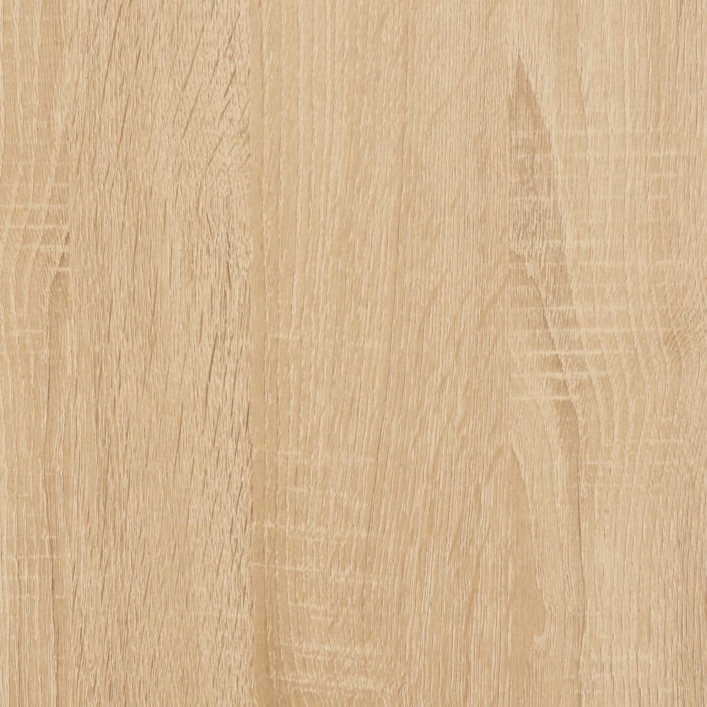 Holzwerkstoff, vidaXL 74,5x38x48 Sonoma-Eiche Eiche Media-Regal cm Plattenschrank 1-tlg. Sonoma