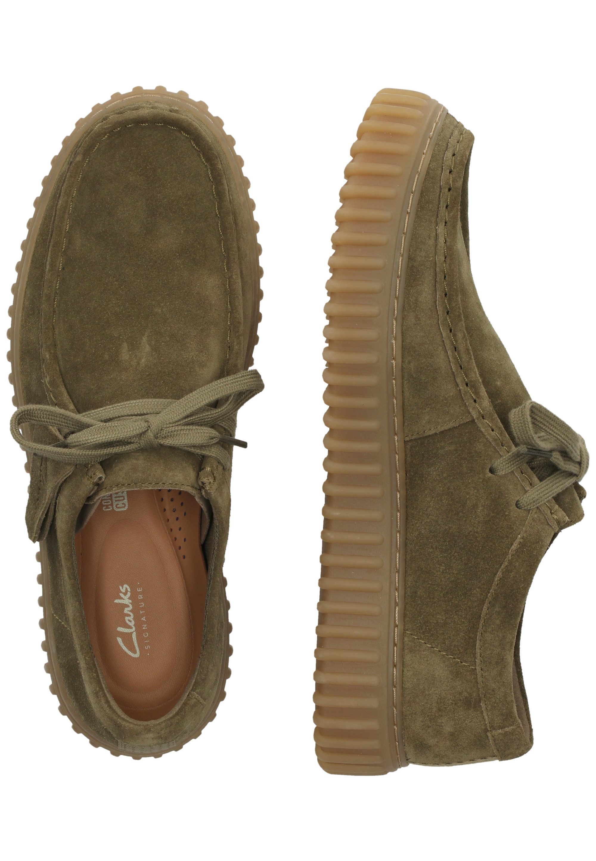Clarks Torhill Schnürschuh mit gerippter Laufsohle – Bild 5 von 5