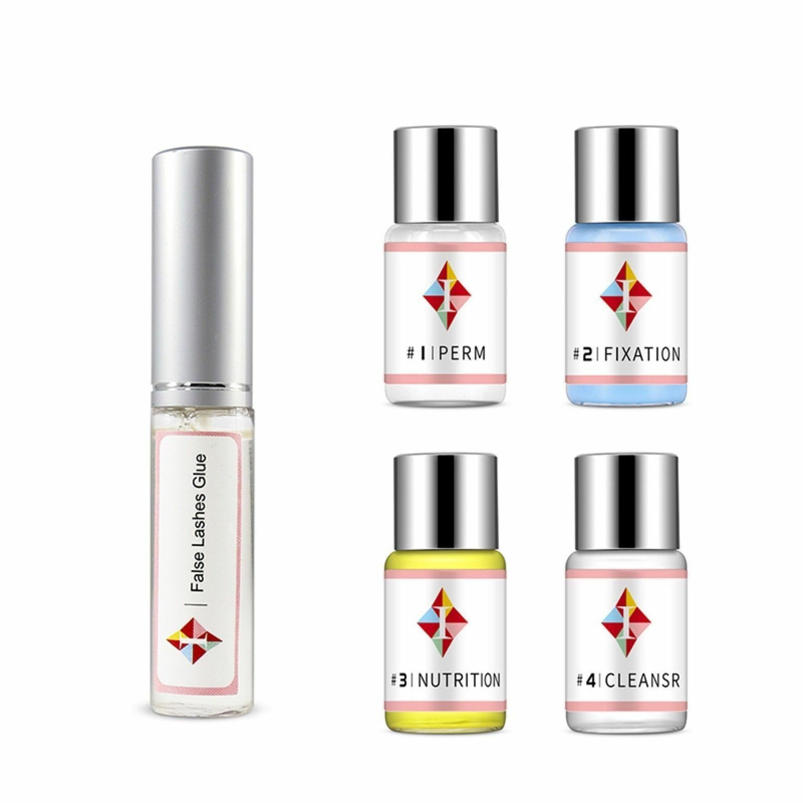 P-Beauty Cosmetic Accessories Wimpernpflege-Set Wimpernlifting Starter Set inkl. Original Zubehör+Volare GRATIS Serum, 10-tlg.