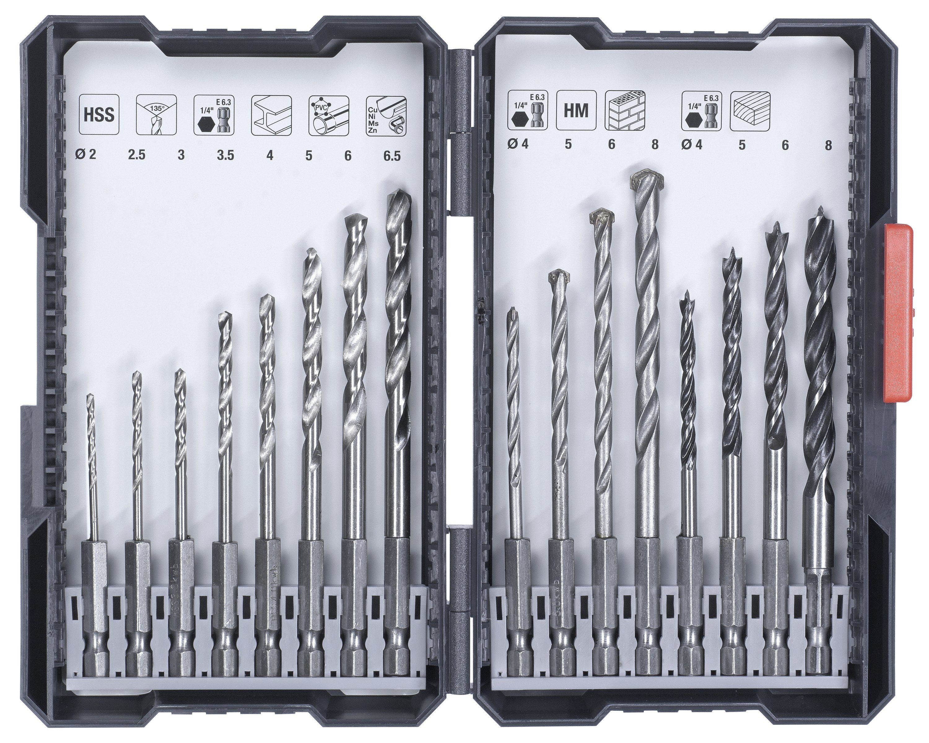 kwb Bohrersatz, (16-tlg)