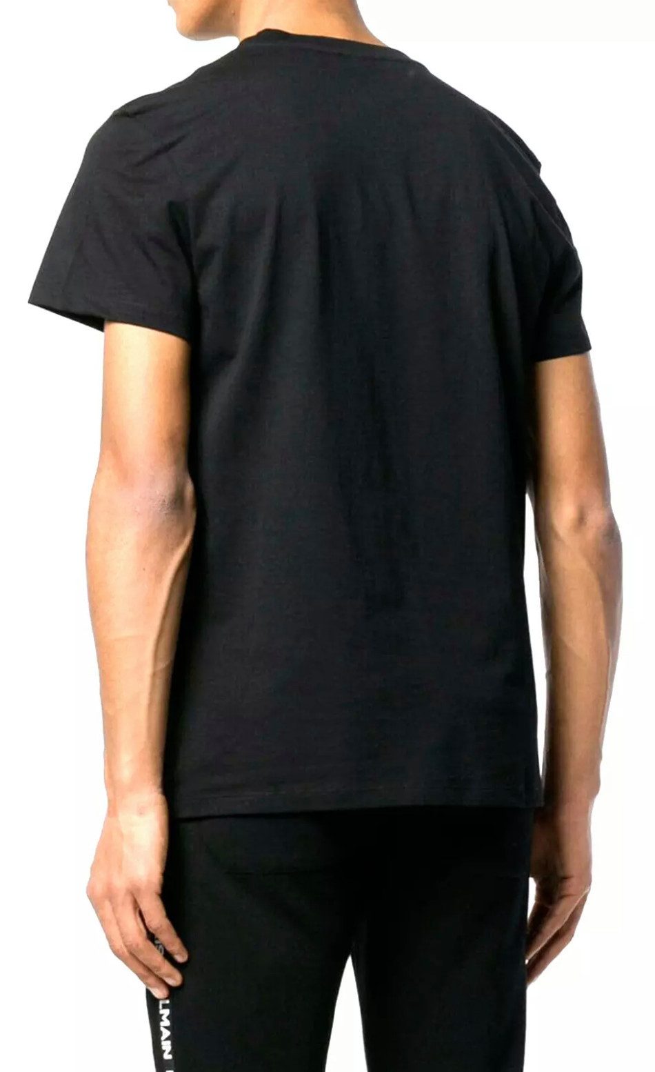 Balmain Paris T-Shirt Herren Logo Tee Straight Fit High-End-Look einen Hauch von Pariser Opulenz