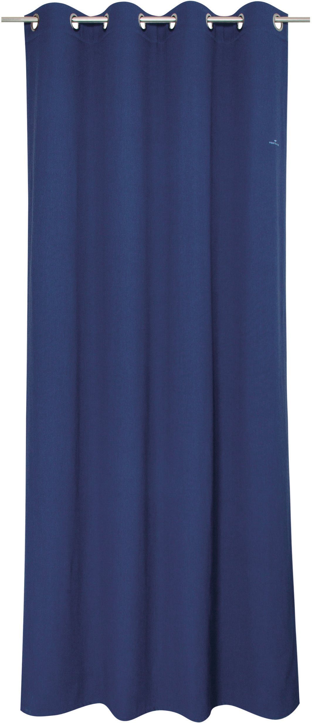 Vorhang Dove Signature, TOM TAILOR blickdicht, Ösen (1 HOME, blickdicht St), navy