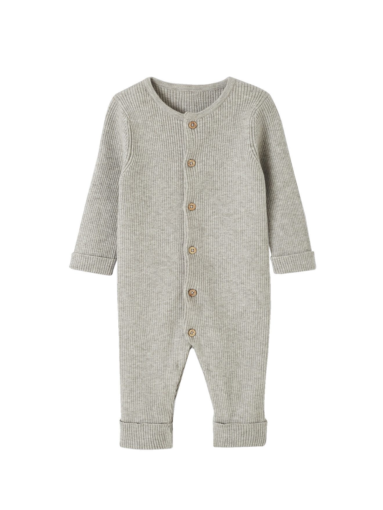 vertbaudet Jumpsuit Baby Overall, lange Ärmel