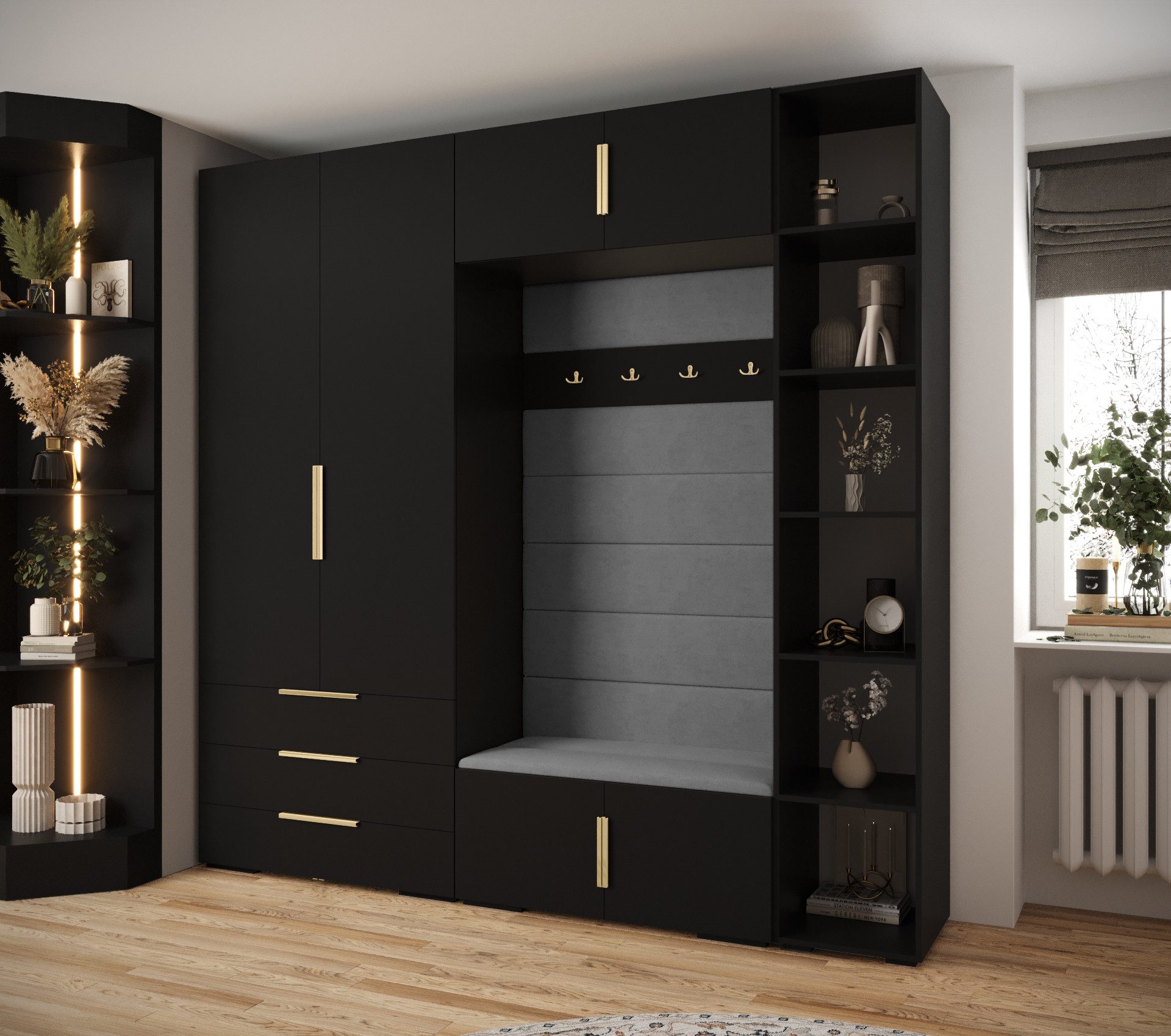 ABIKS MÖBEL Kompaktgarderobe INOVA 1 SATZ günstig online kaufen