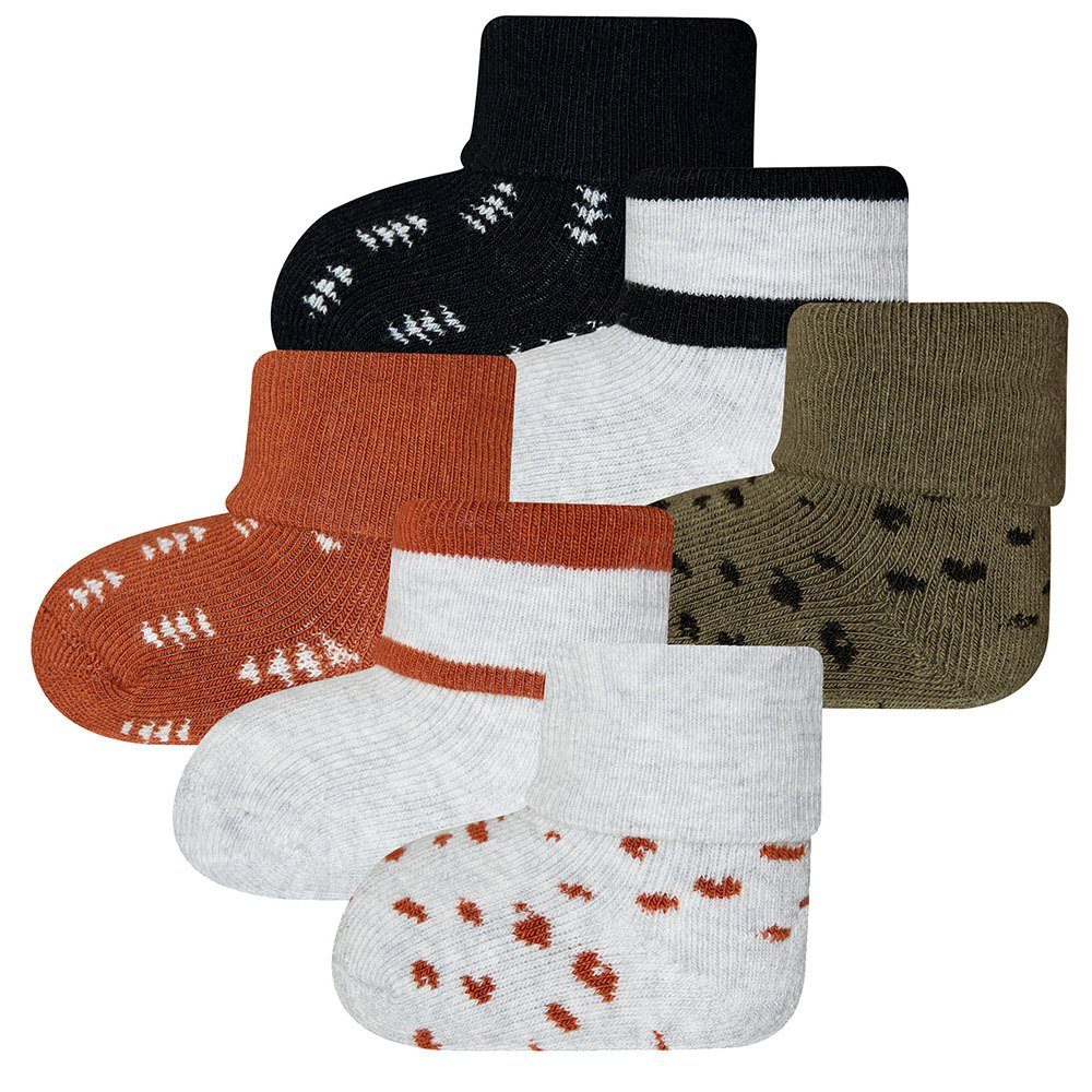 Ewers Socken Newborn Socken Muster/Jungen (6-Paar)