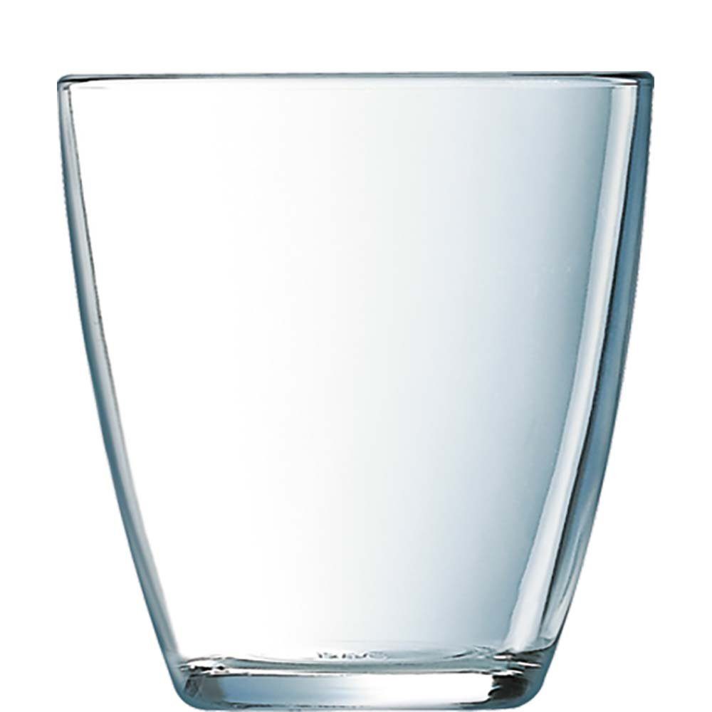 transparent Concepto, Glas Glas, 6 Trinkglas Stück Tumbler 250ml Tumbler-Glas Luminarc