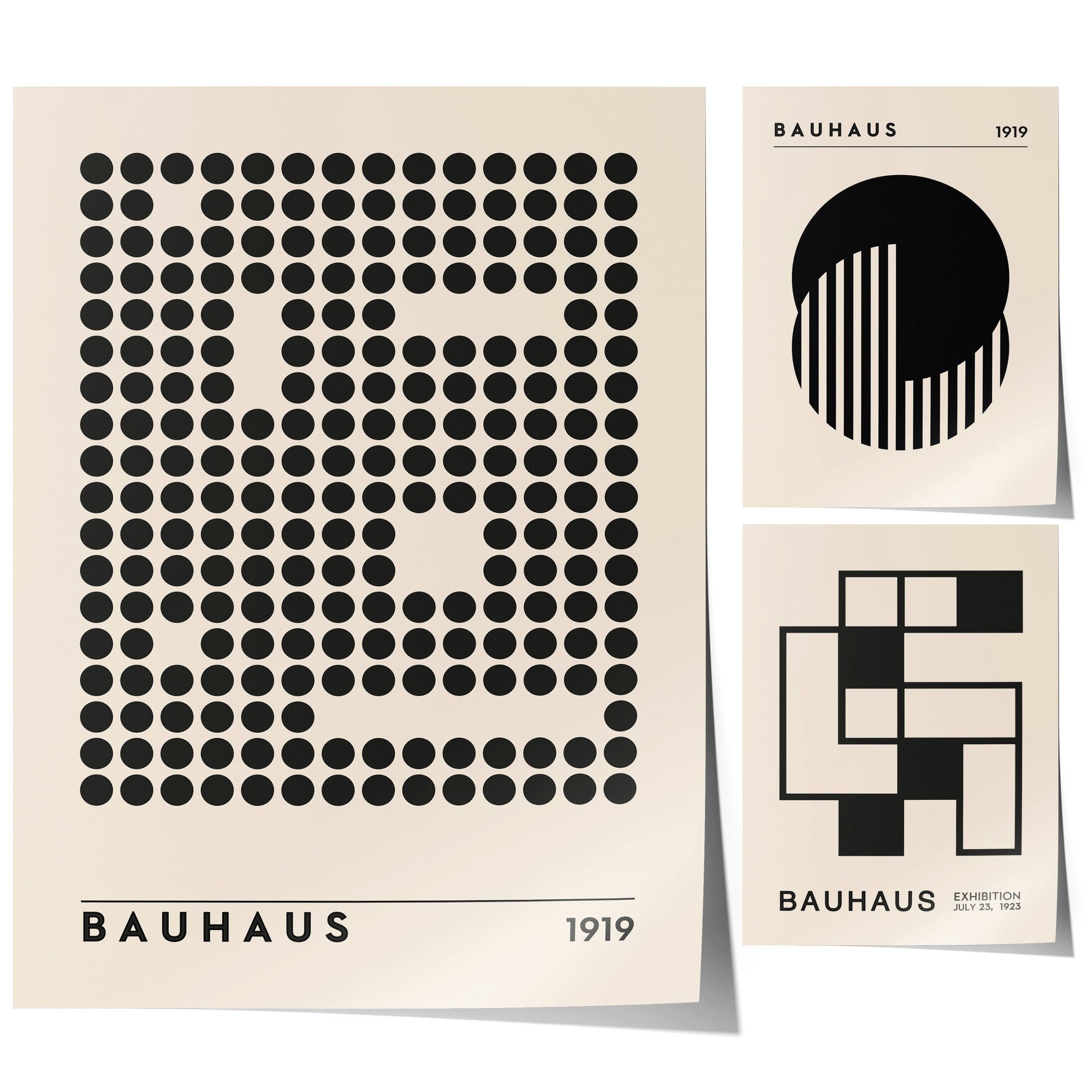 JUSTGOODMOOD Poster Premium ® Bauhaus Ausstellung günstig online kaufen