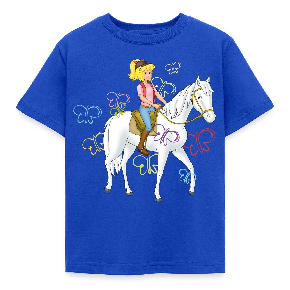 T-Shirt Bibi Und Tina Bibi Reitet Auf Stute Sabrina Kinder T-Shirt