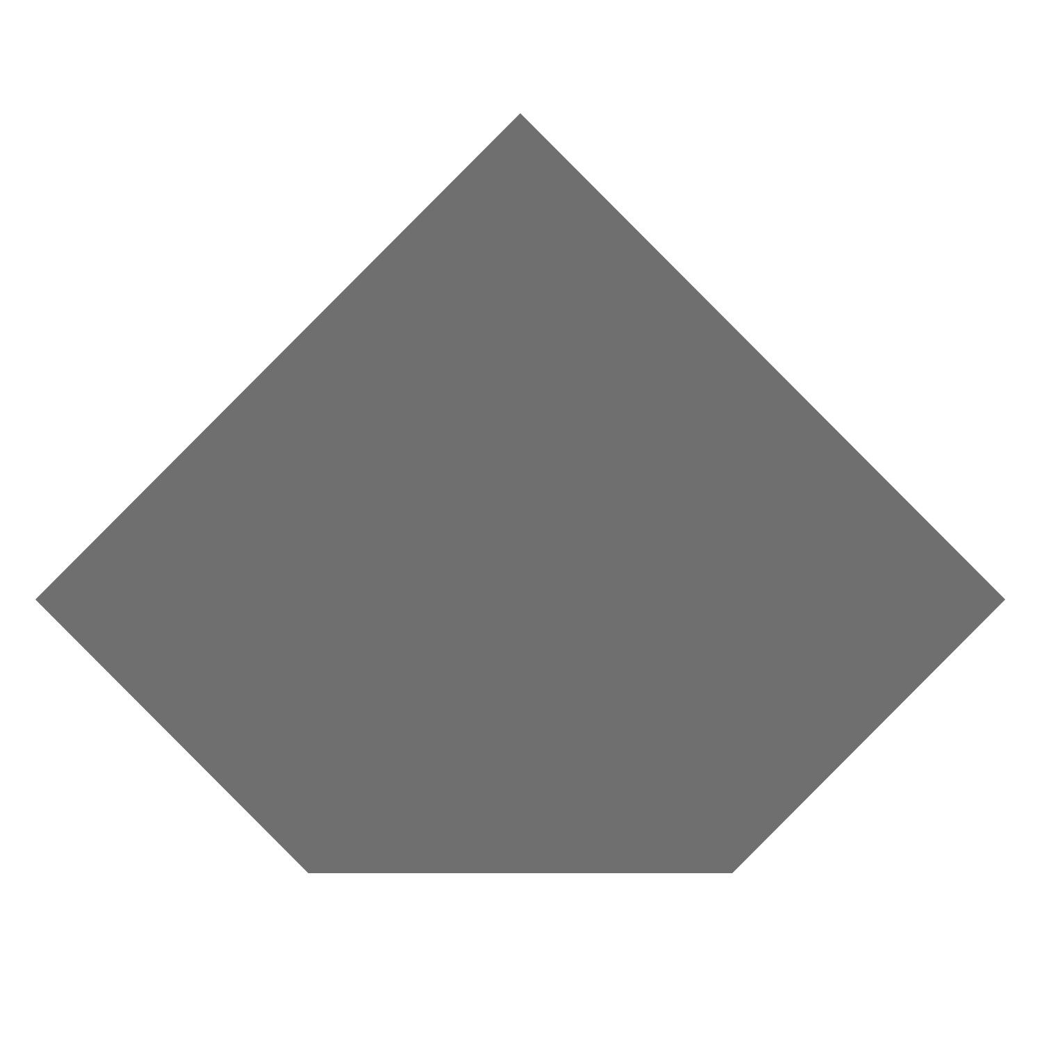 Raik Bodenschutzplatte Raik Bodenplatte B5 Diamant gussgrau pulverbeschichtet 1000 x 1000 mm