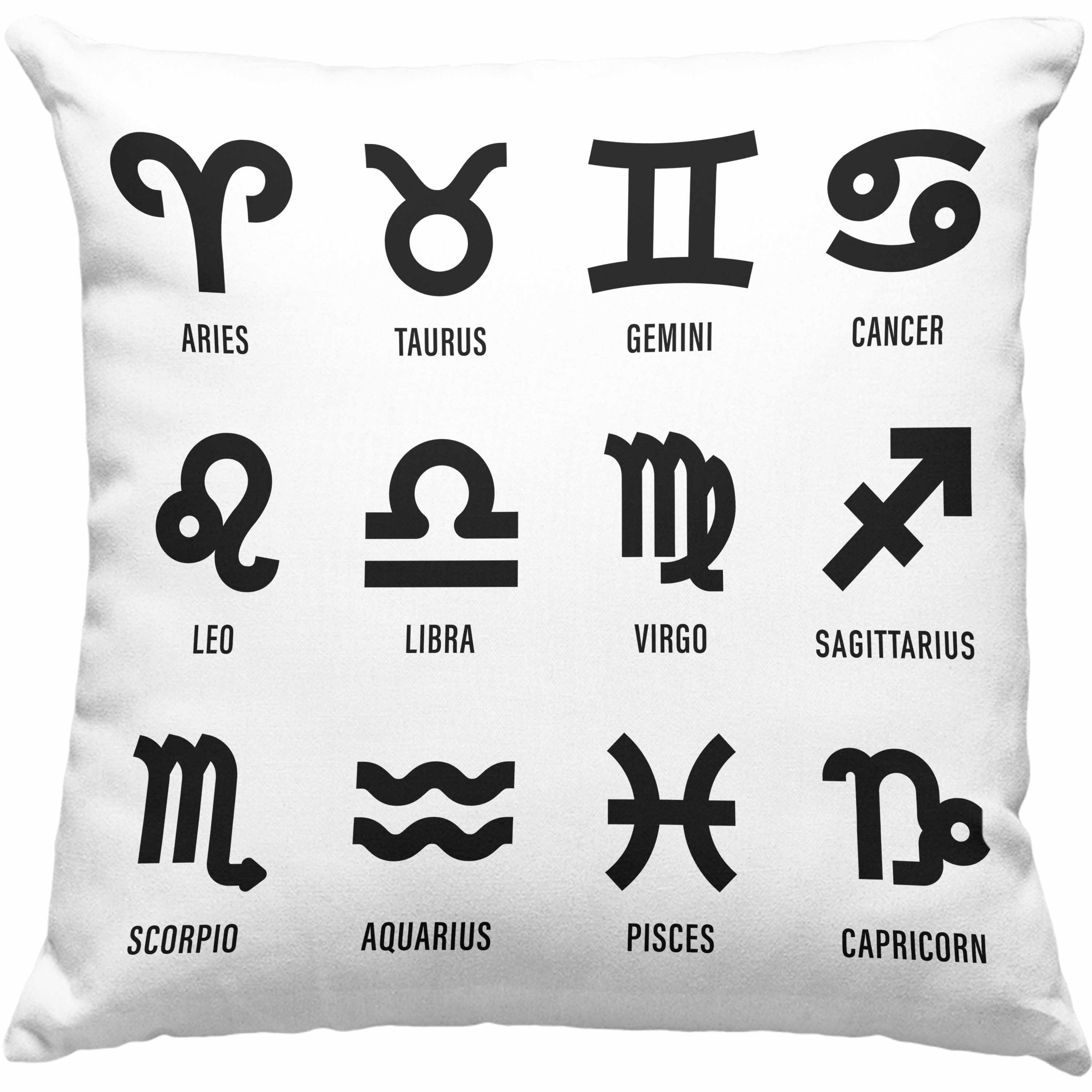 Trendation Dekokissen Trendation - Zodiac Signs Kissen Geschenk Sternzei