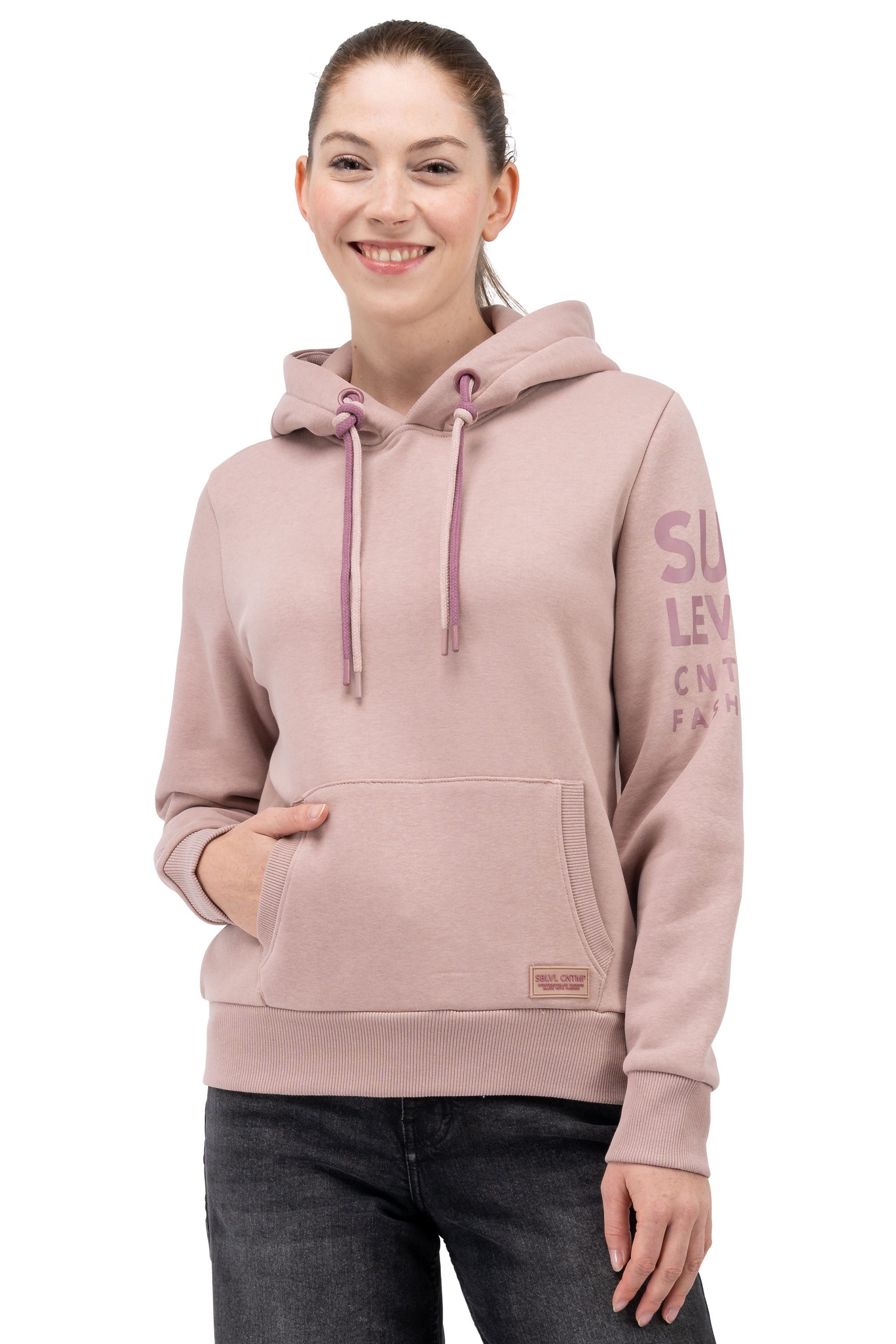 SUBLEVEL Kapuzenpullover Hoodie Damen Kapuzenpullover Kapuzensweater Sweats günstig online kaufen