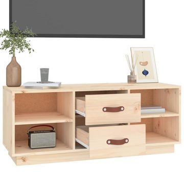 vidaXL TV-Schrank TV-Schrank 100x34x40 cm Massivholz Kiefer (1-St)