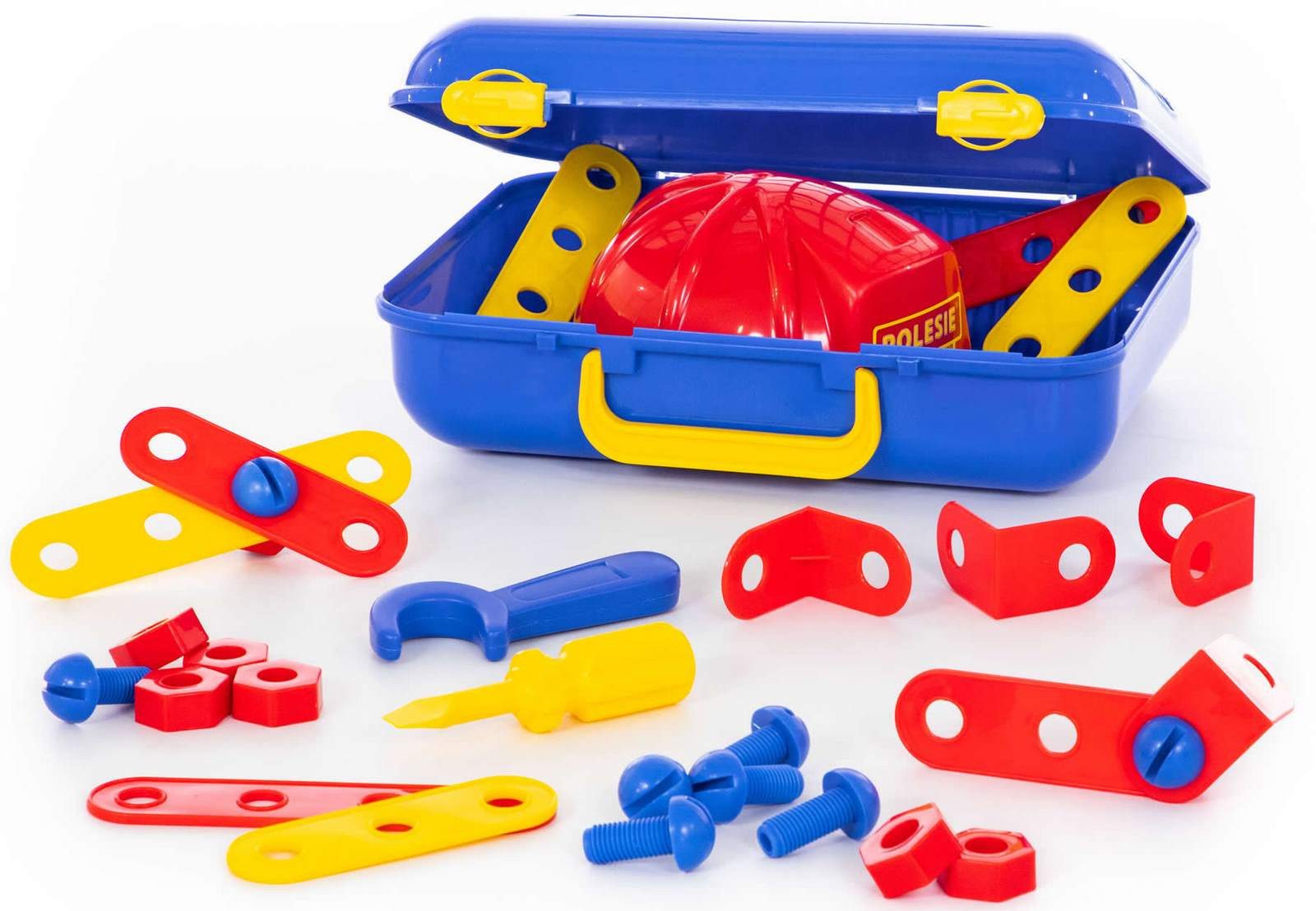 Polesie Spielwerkzeugkoffer Werkzeug Kinder Spielzeug 31-tlg Handwerker, (Set, 31-tlg)