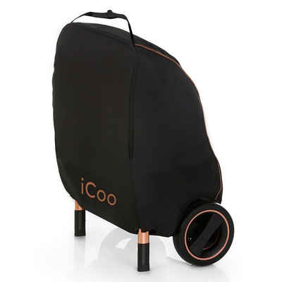 iCoo Kinderwagen-Tasche Acrobat - Black, Transporttasche für den Acrobat Kinderwagen, Wasserdicht, Reißfest