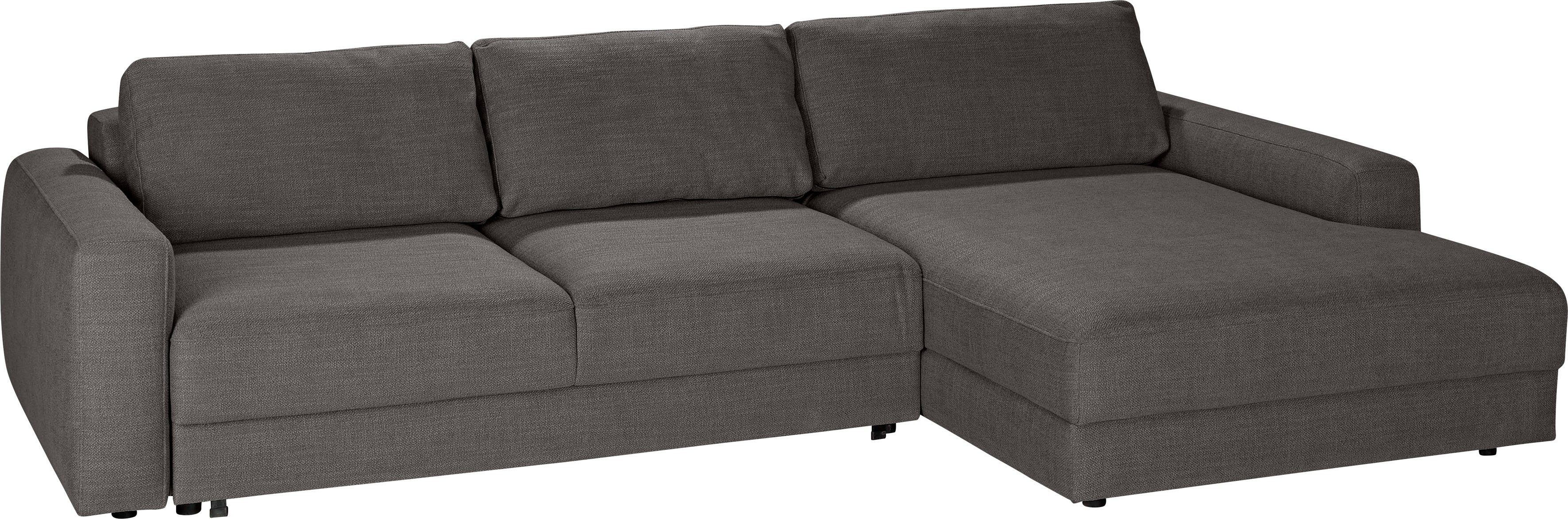 pearl Sitzfläche smoked Extratiefe Bourbon, Ecksofa TRENDMANUFAKTUR cm 69