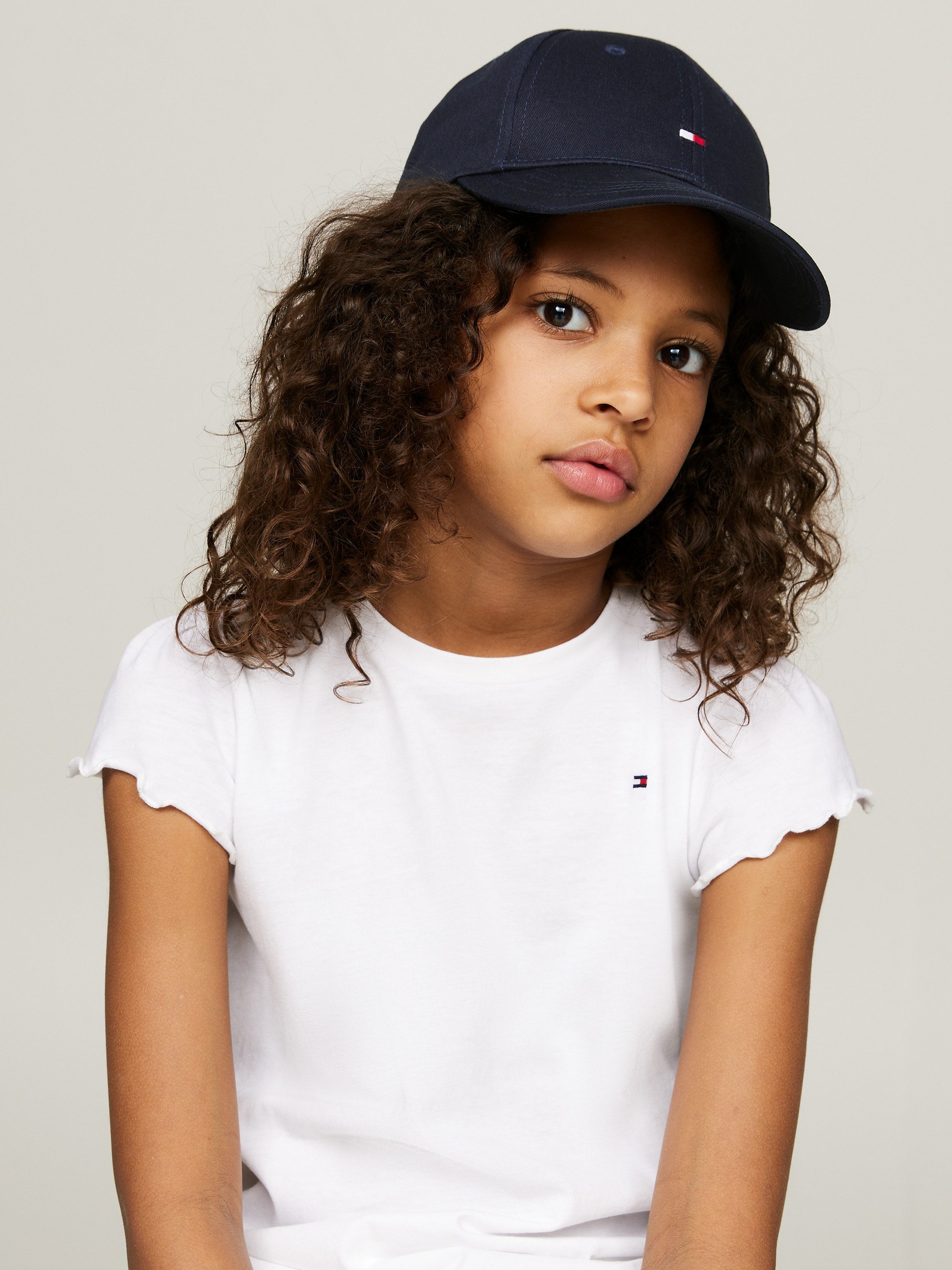 Tommy Hilfiger Fitted Cap SMALL FLAG CAP Kinder Kids Junior MiniMe,mit Klemmverschluss