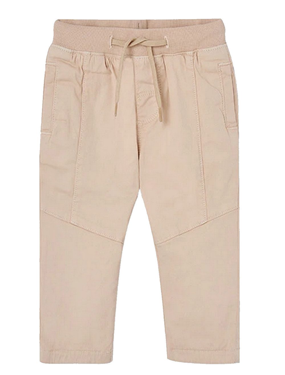 BÒBOLI Thermohose BÒBOLI Hose Gabardine gefüttert lein beige (1-tlg., kein Set)