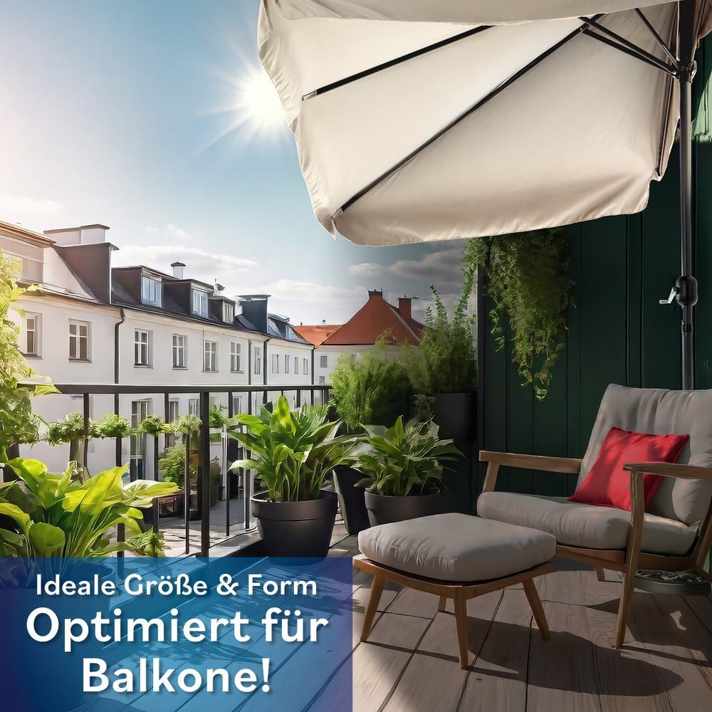 EASYmaxx Sonnenschirm rechteckig, 230 x 140 günstig online kaufen