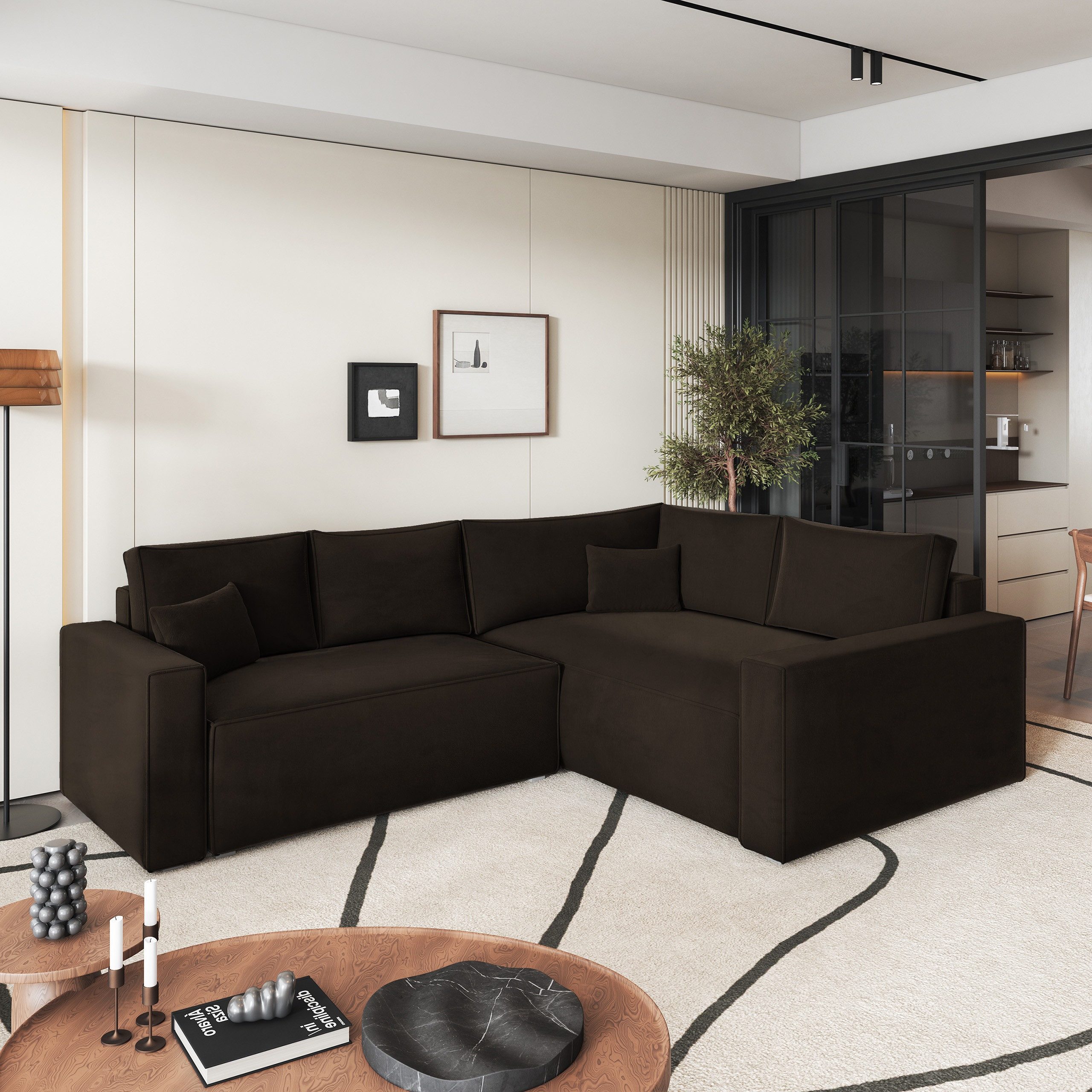 Masseno Ecksofa ERONIS mit Schlaffunktion L-Form, günstig online kaufen