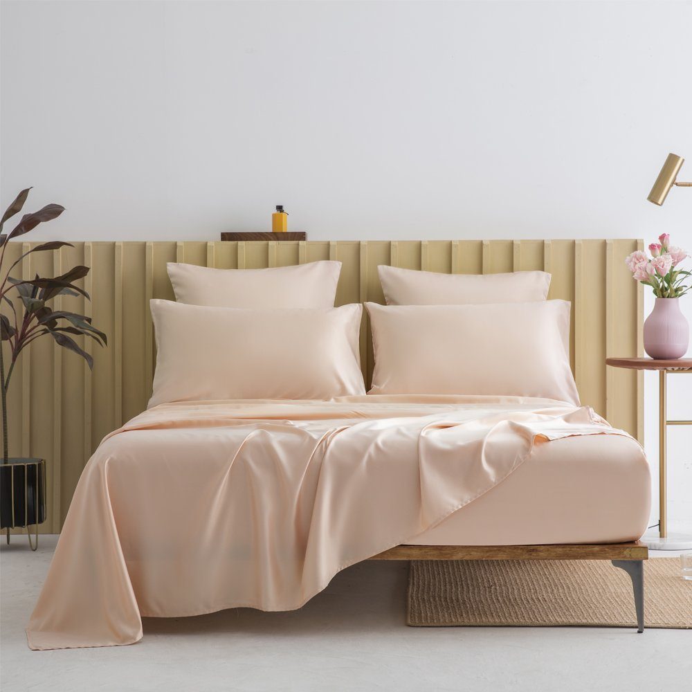 BYSURE Bettwäsche, Satin, 2 teilig, Satin günstig online kaufen