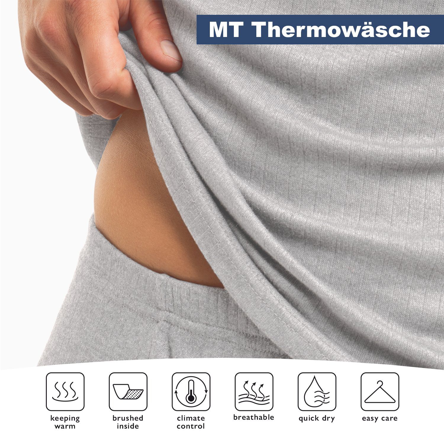 MT Thermounterhose für Thermowäsche Thermohose & Kinder Lila Mädchen Jungen & Ski- 