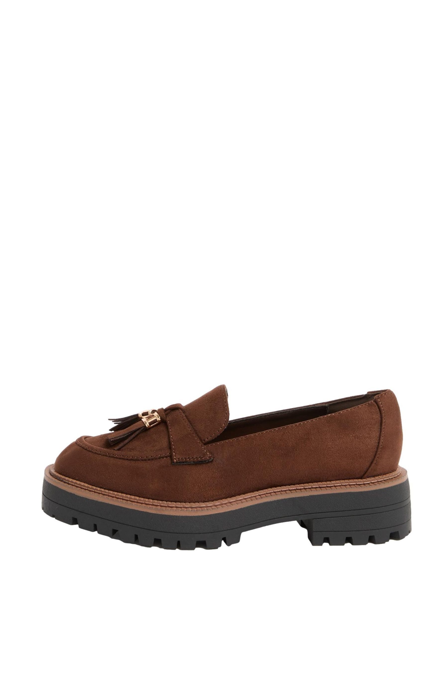 LIPSY Lipsy Slipper aus Lackleder mit Trensendetail Loafer (1-tlg)
