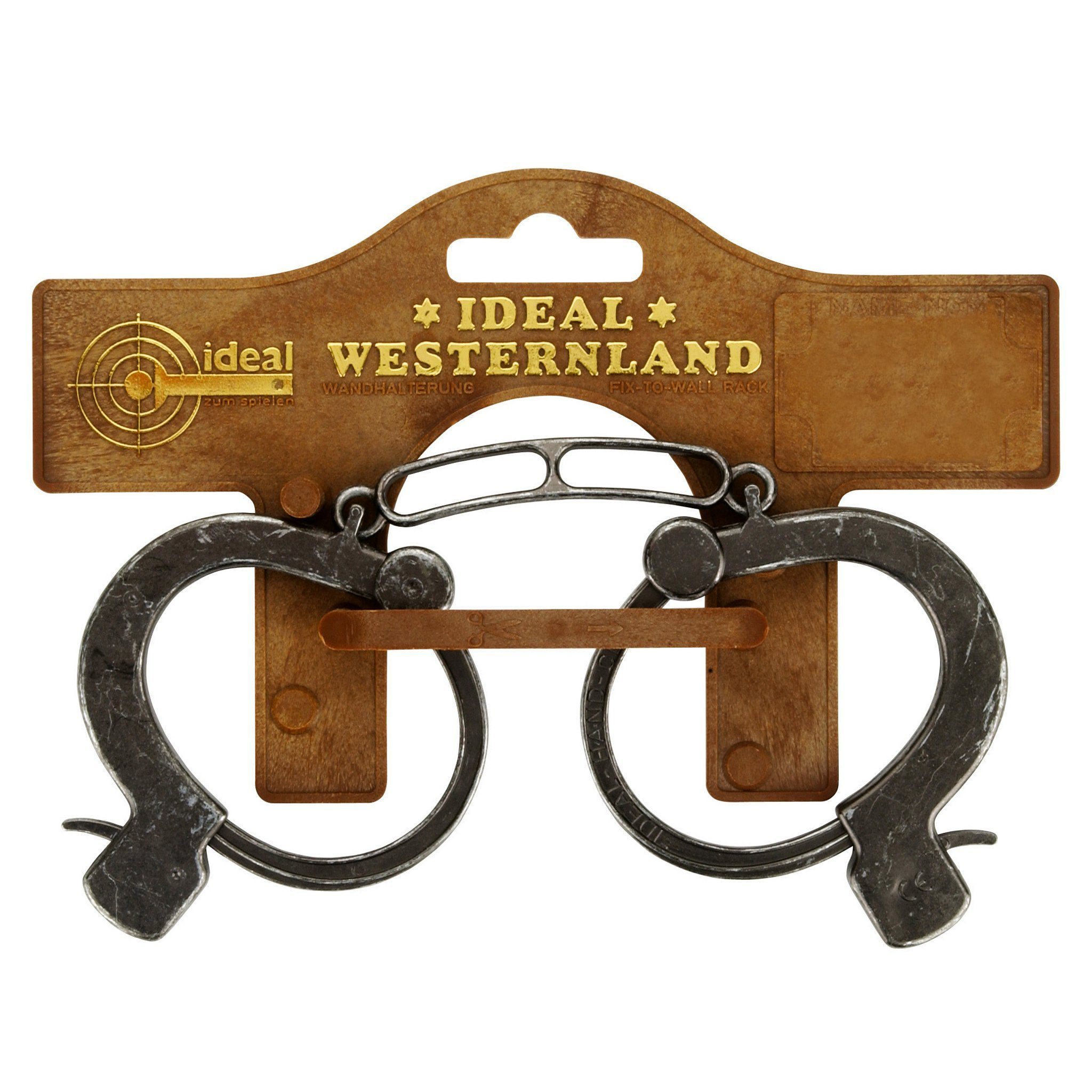 Sohni Wicke Cowboy-Kostüm Kinder-Handschellen für Cowboys und Sheriffs, Handschellen für halbstarke Hüter des Gesetzes