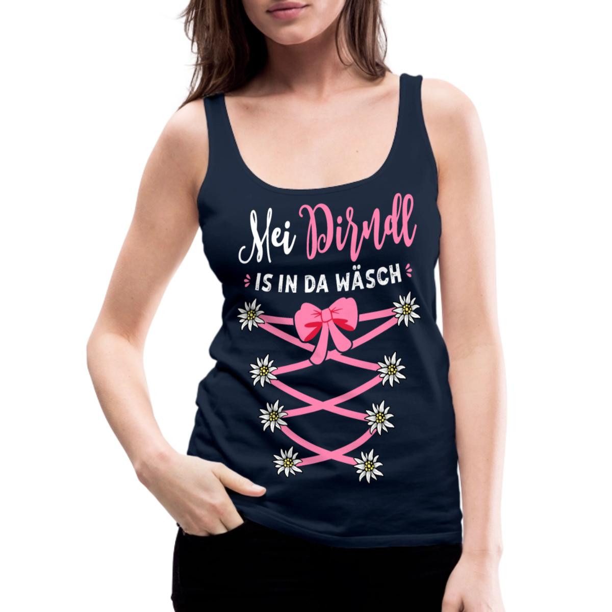 Spreadshirt T-Shirt Dirndl Spruch Mit Blumen günstig online kaufen