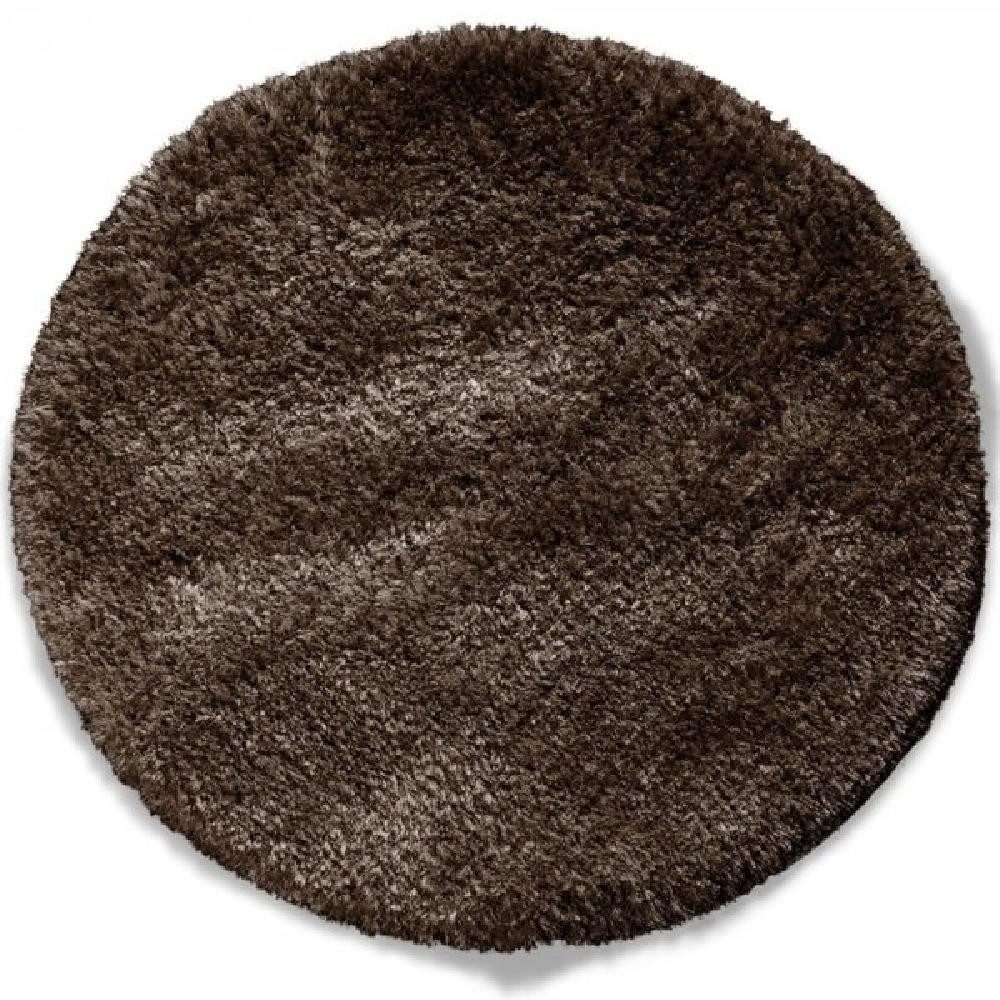 Rivièra Maison Teppich Teppich Cecil Rund Schwarz (2m)