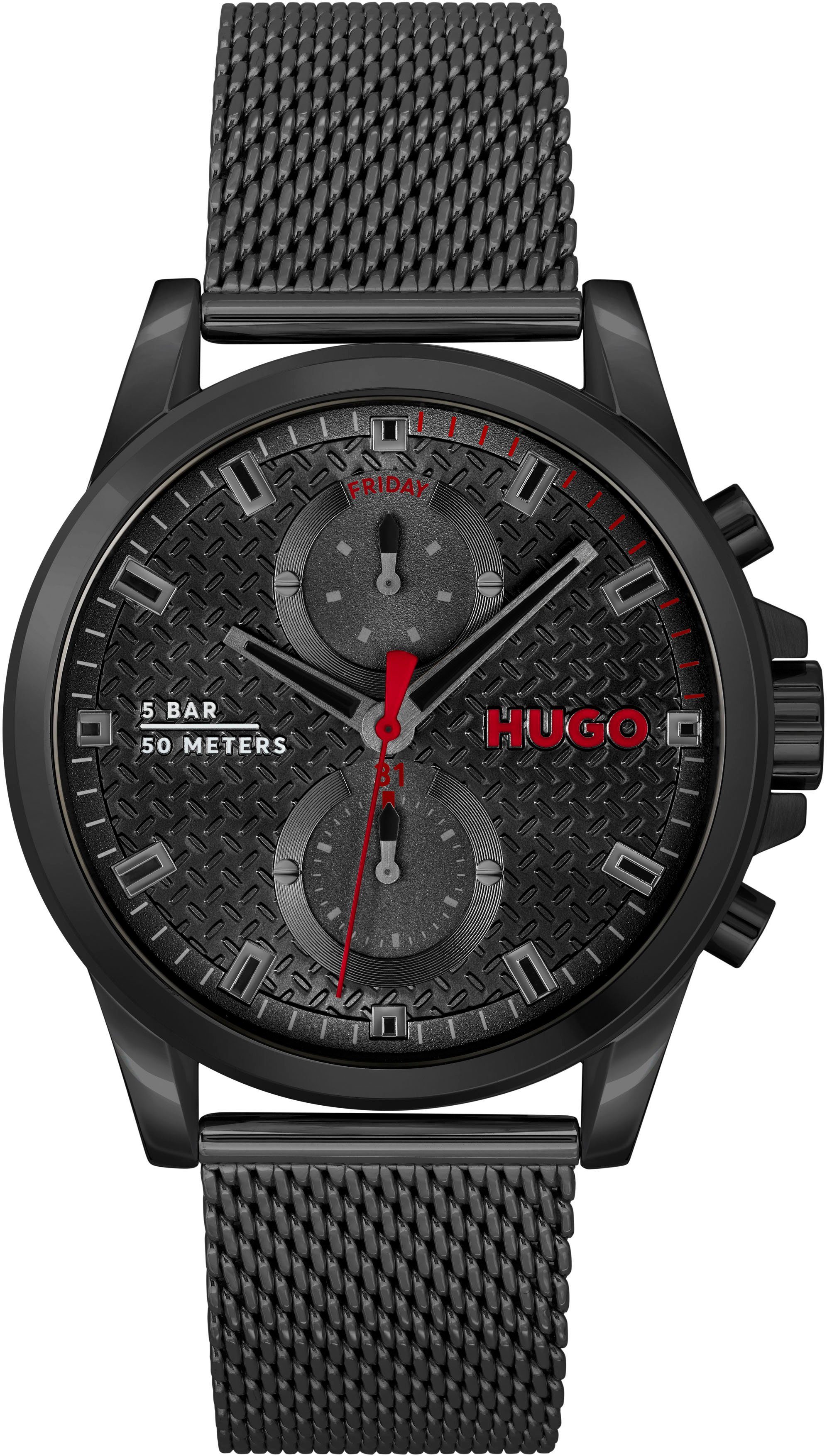 HUGO Multifunktionsuhr 1530317 #RUN