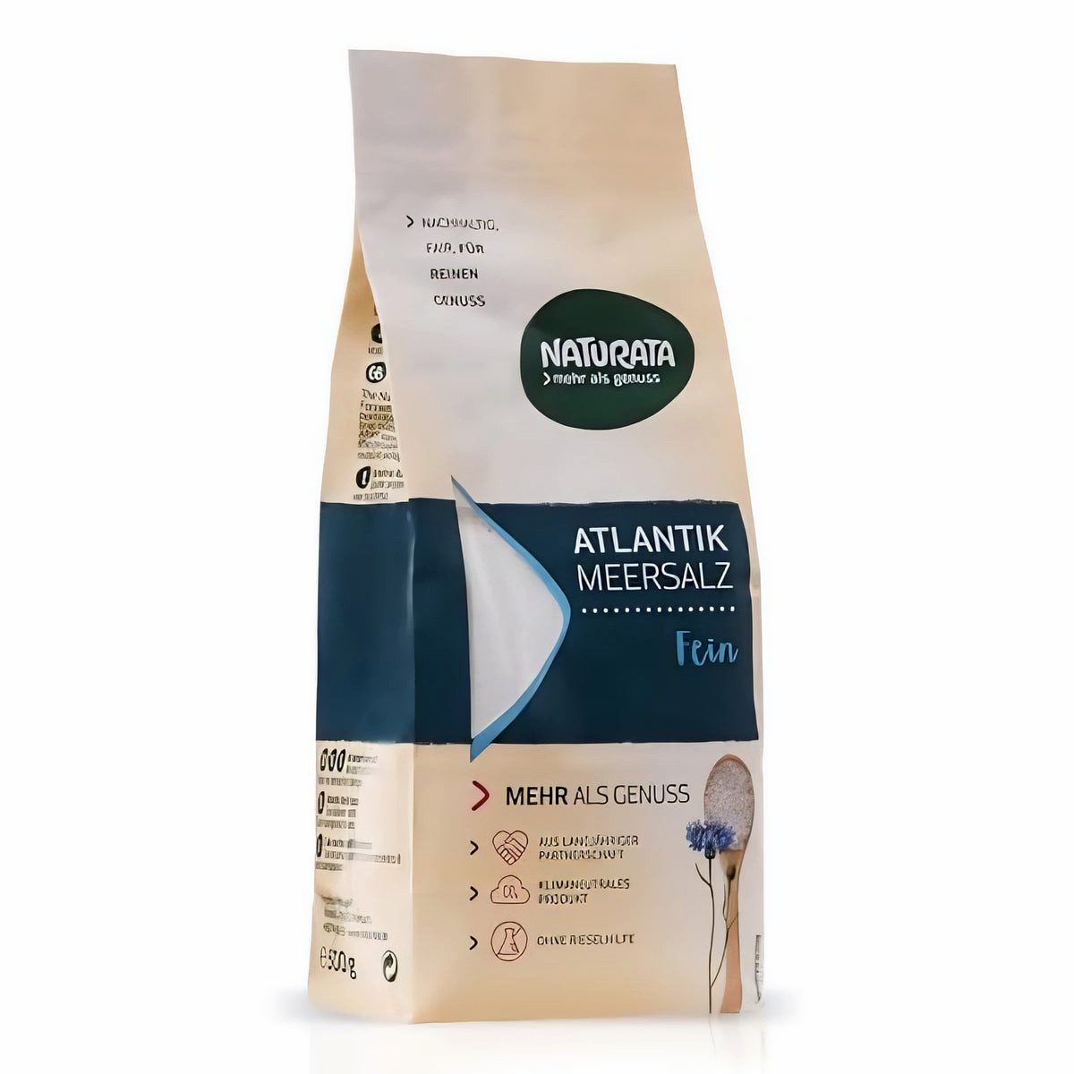Natura Salz Naturata Atlantik-Meersalz - Fein 500g