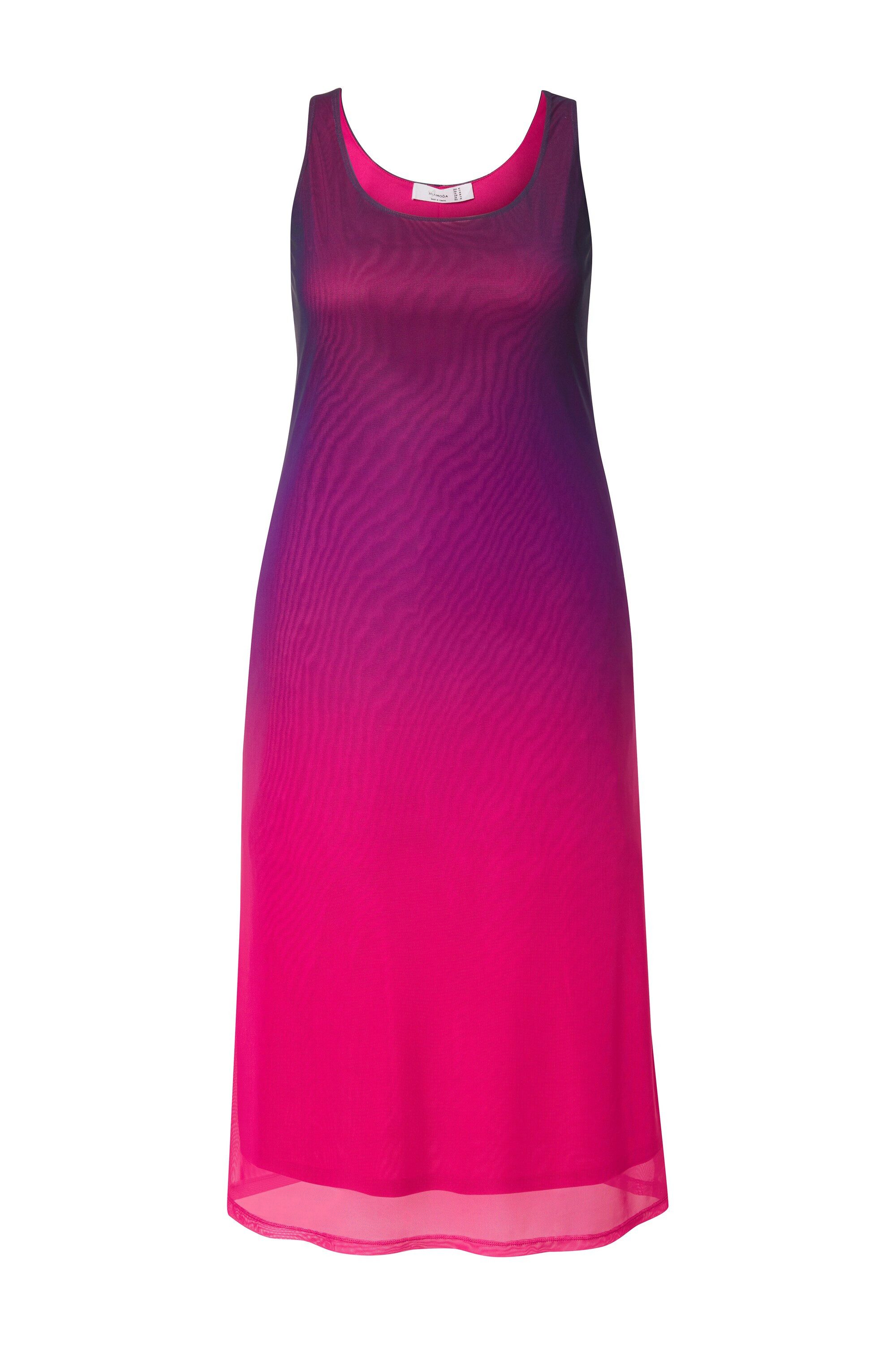 MIAMODA Jerseykleid Kleid ärmellose A-Linie Mesh günstig online kaufen